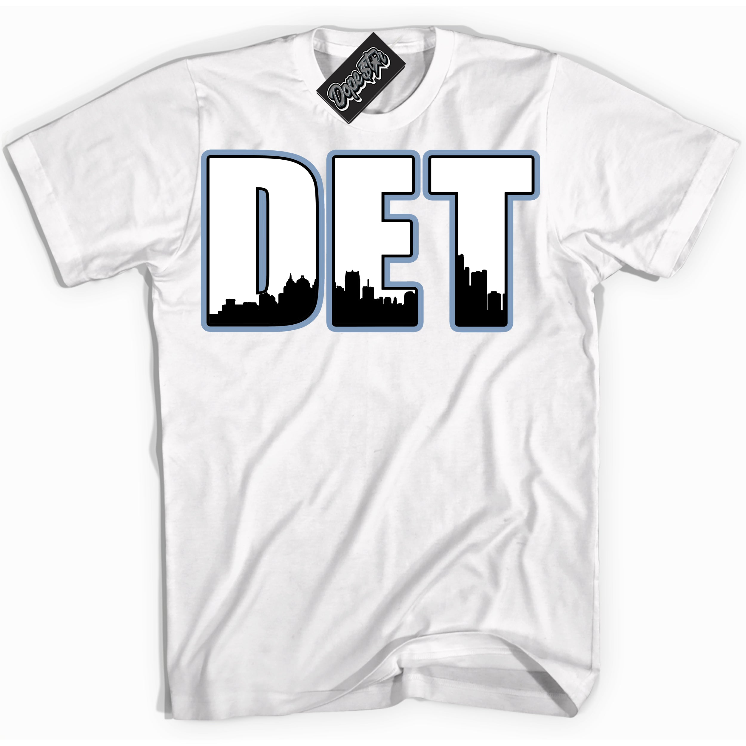 Cool White Shirt with “ Detroit” design that perfectly matches Reverse Oreo 6s Sneakers.