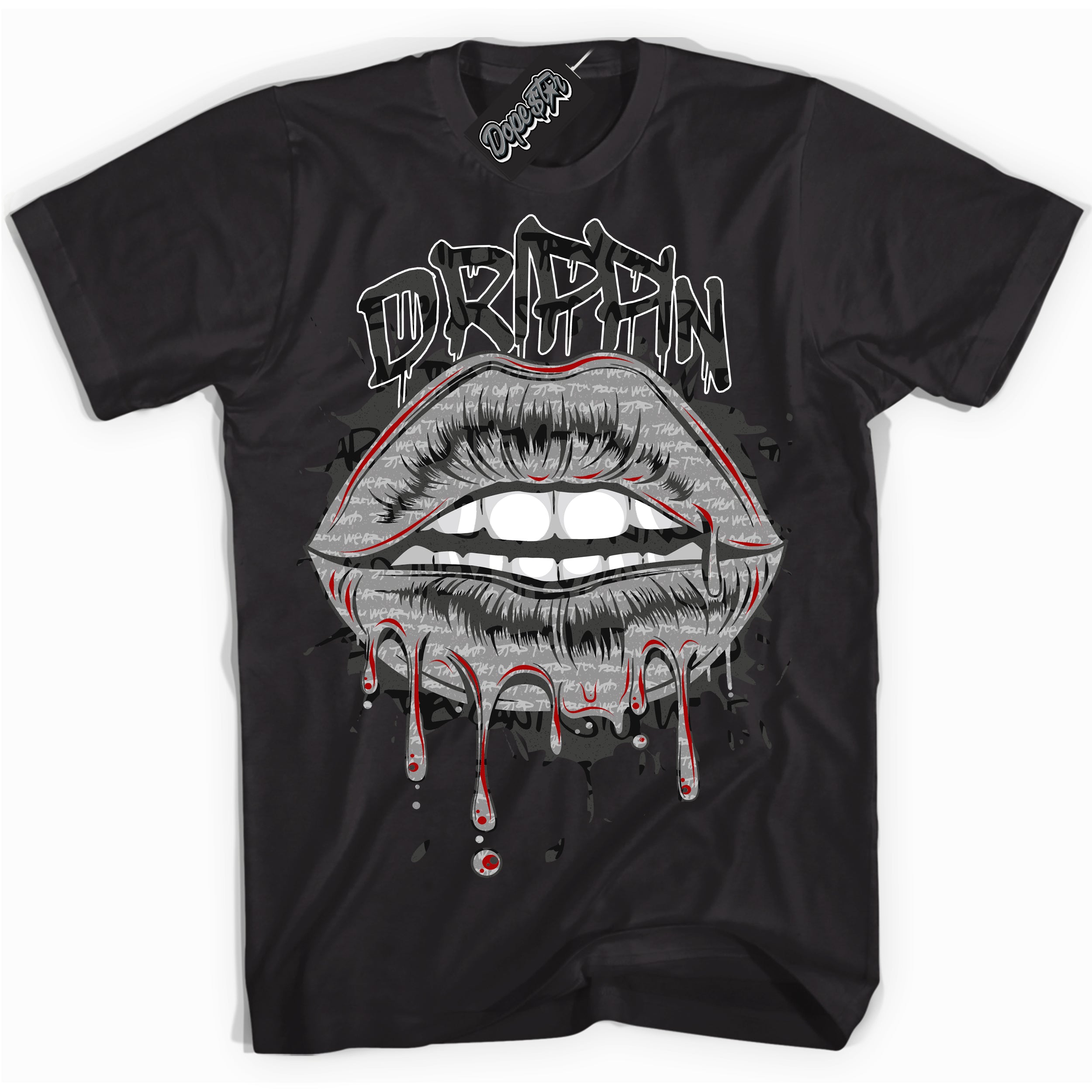 Cool Black Shirt with “ Drippin ” design that perfectly matches Rebellionaire 1s Sneakers.