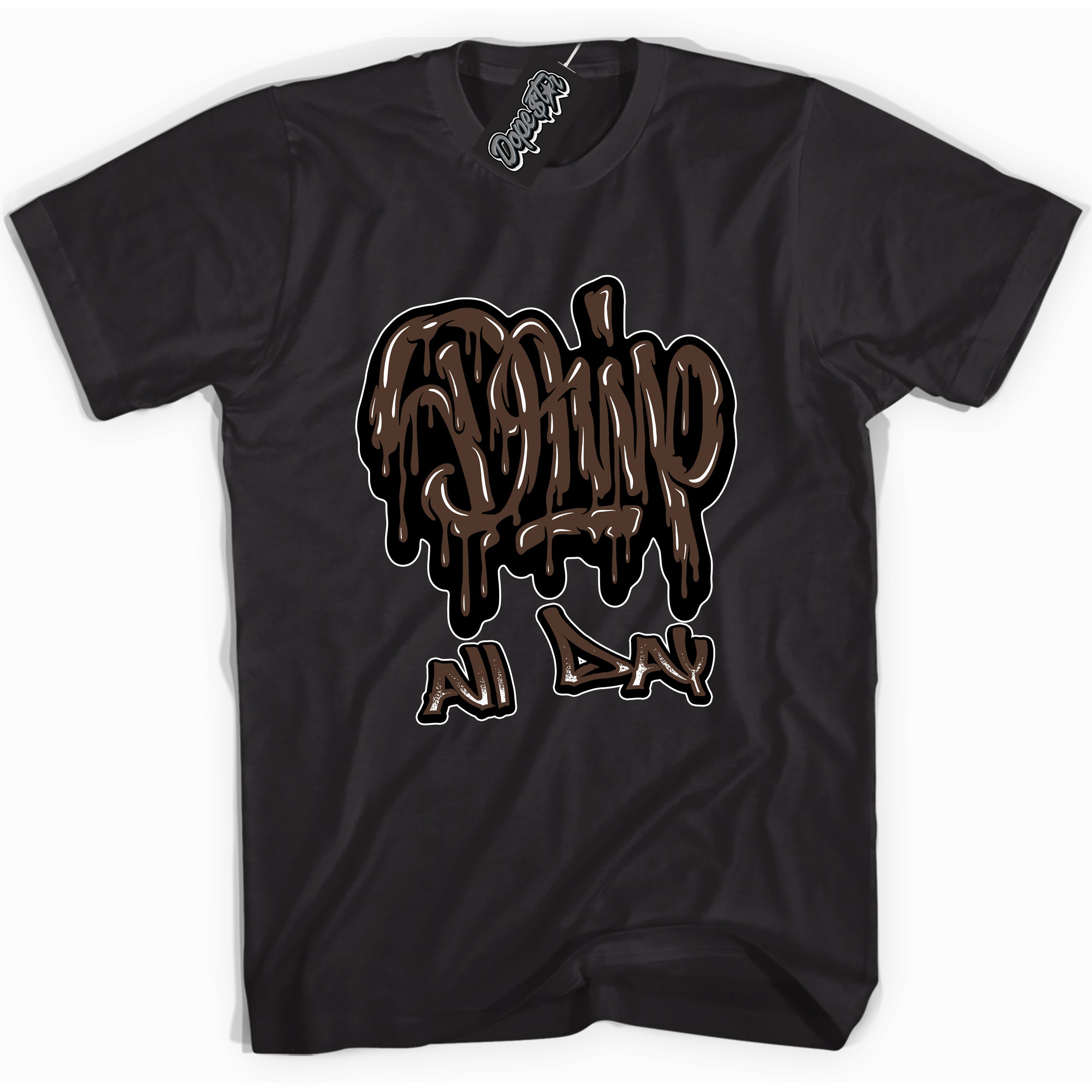 Cool Black graphic tee with “ Drip All Day ” design, that perfectly matches Palomino 1s sneakers 