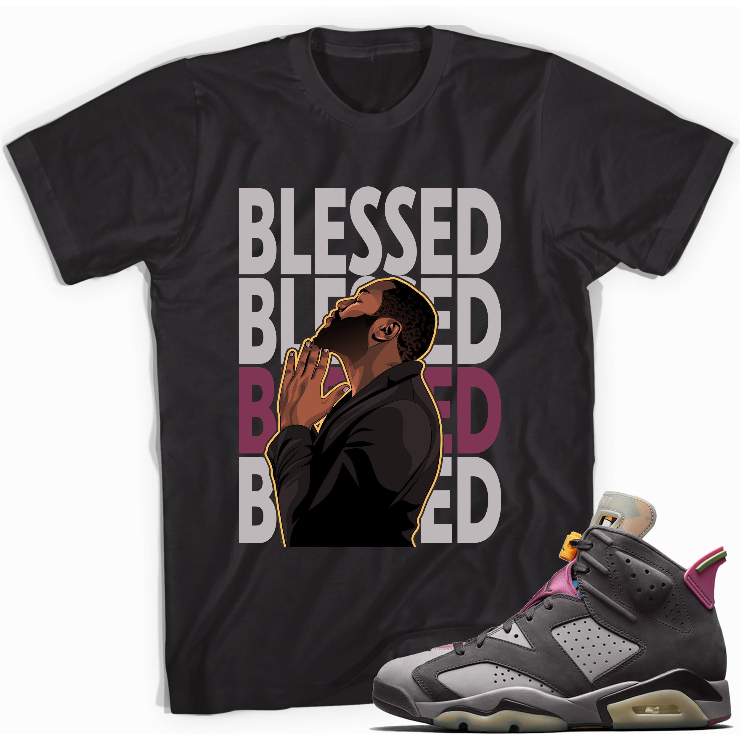 6s Bordeaux Shirt God Blessed