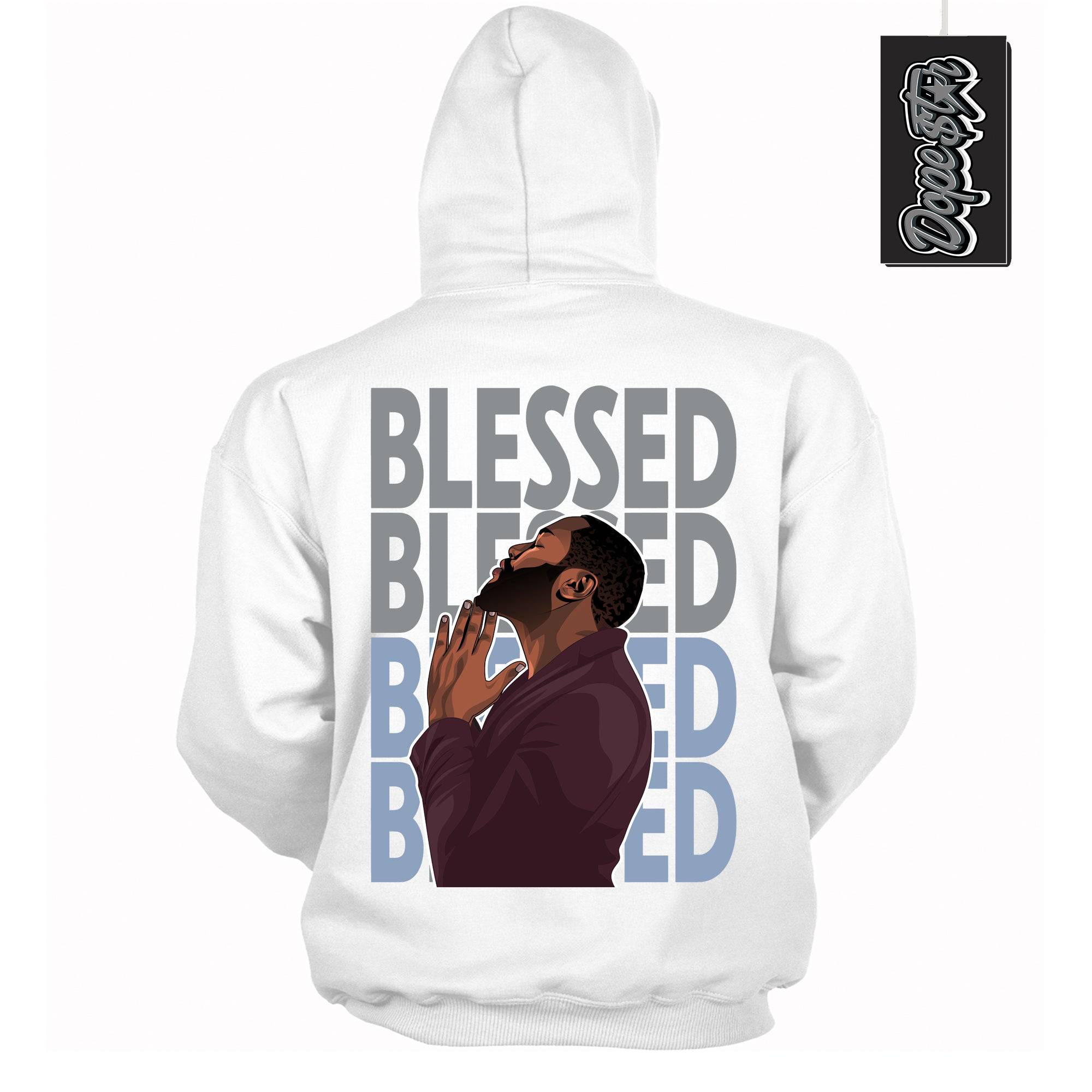 Burgundy 5s DopeStar Hoodie God Blessed Graphic