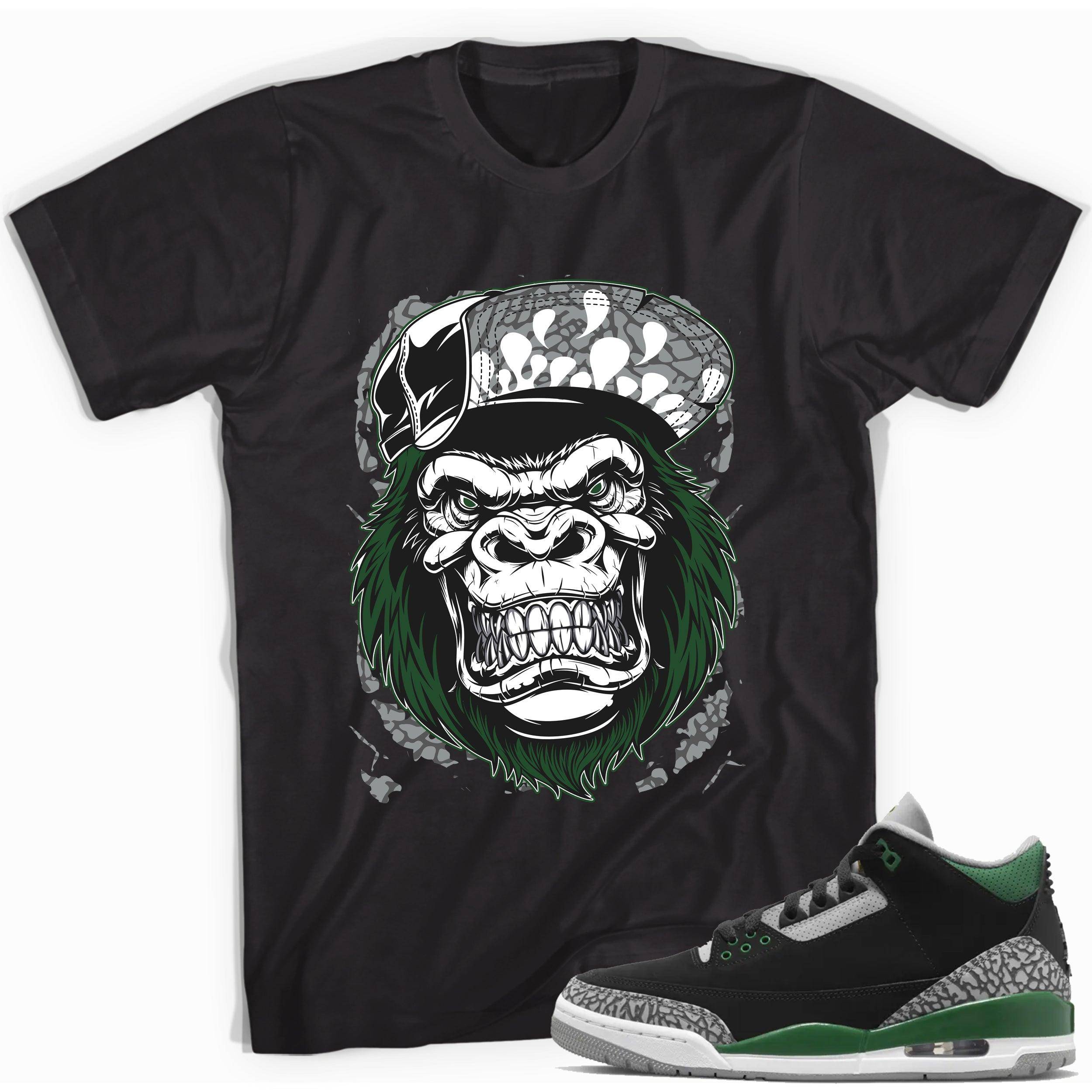 3s Pine Green Shirt Gorilla Beast