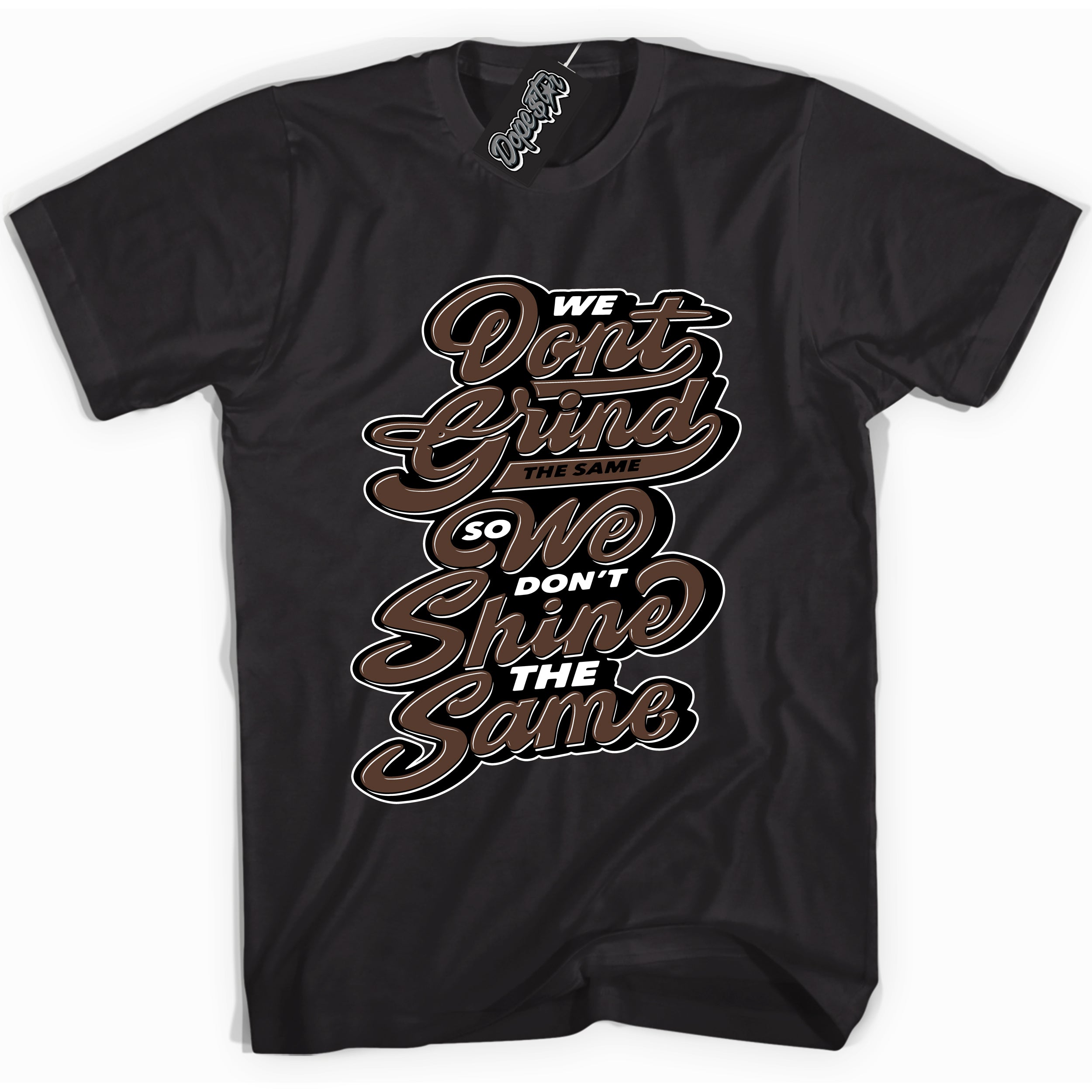 Cool Black graphic tee with “ Grind Shine ” design, that perfectly matches Palomino 1s sneakers 