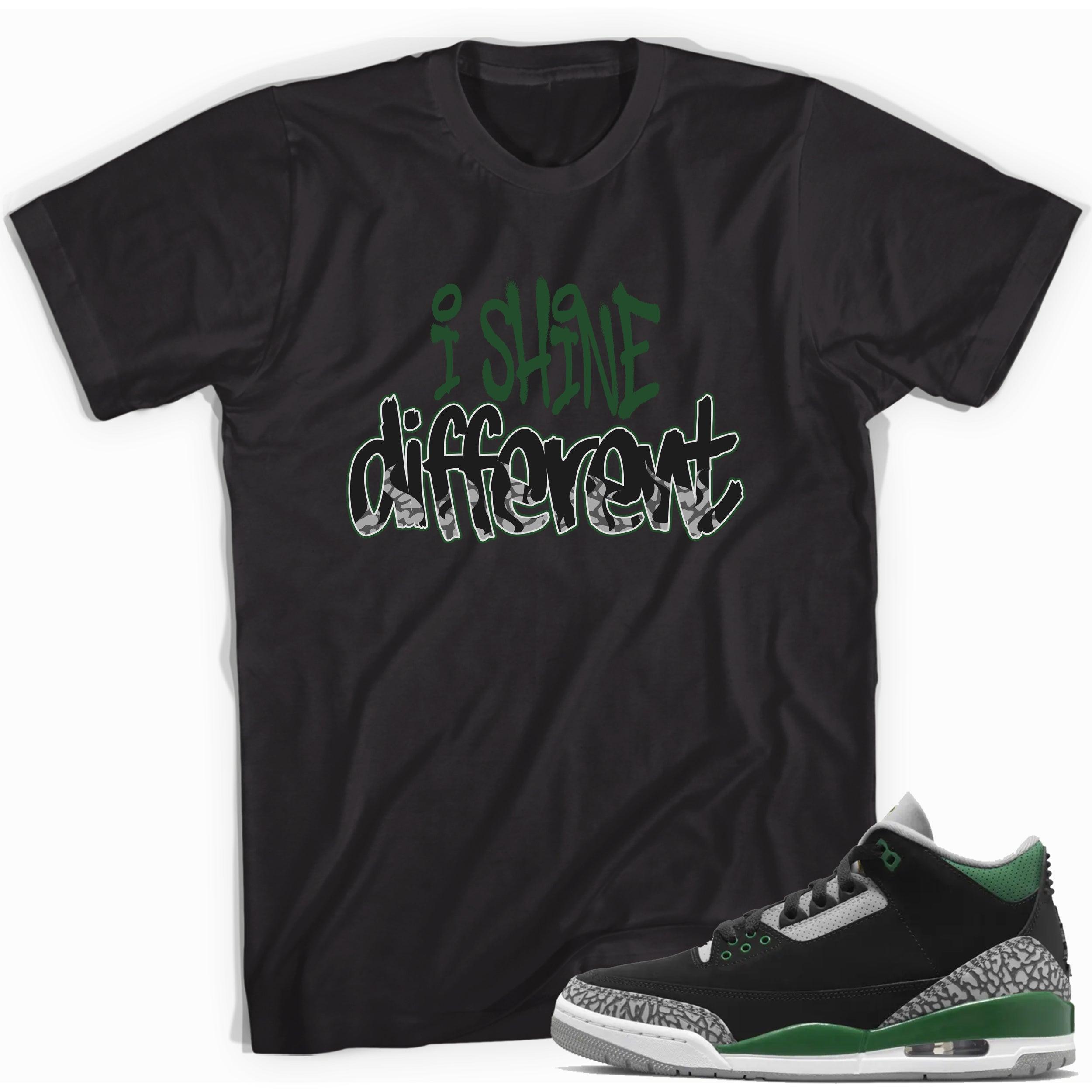 3s Pine Green Shirt Shine Different