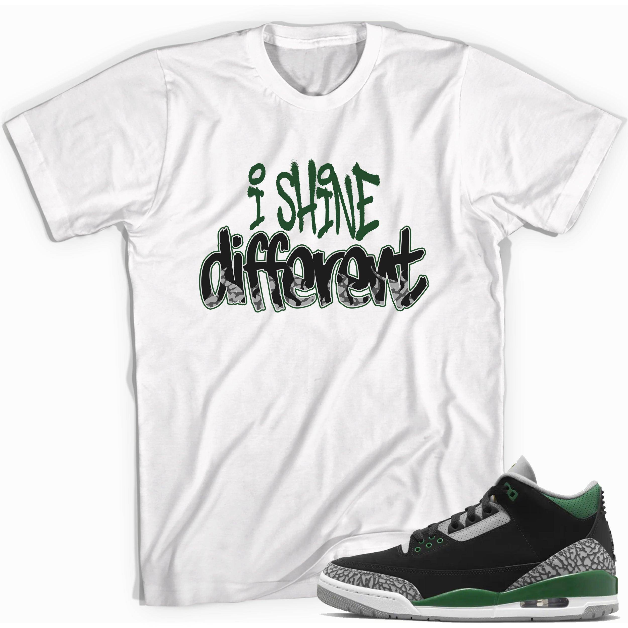 3s Pine Green Shirt Shine Different