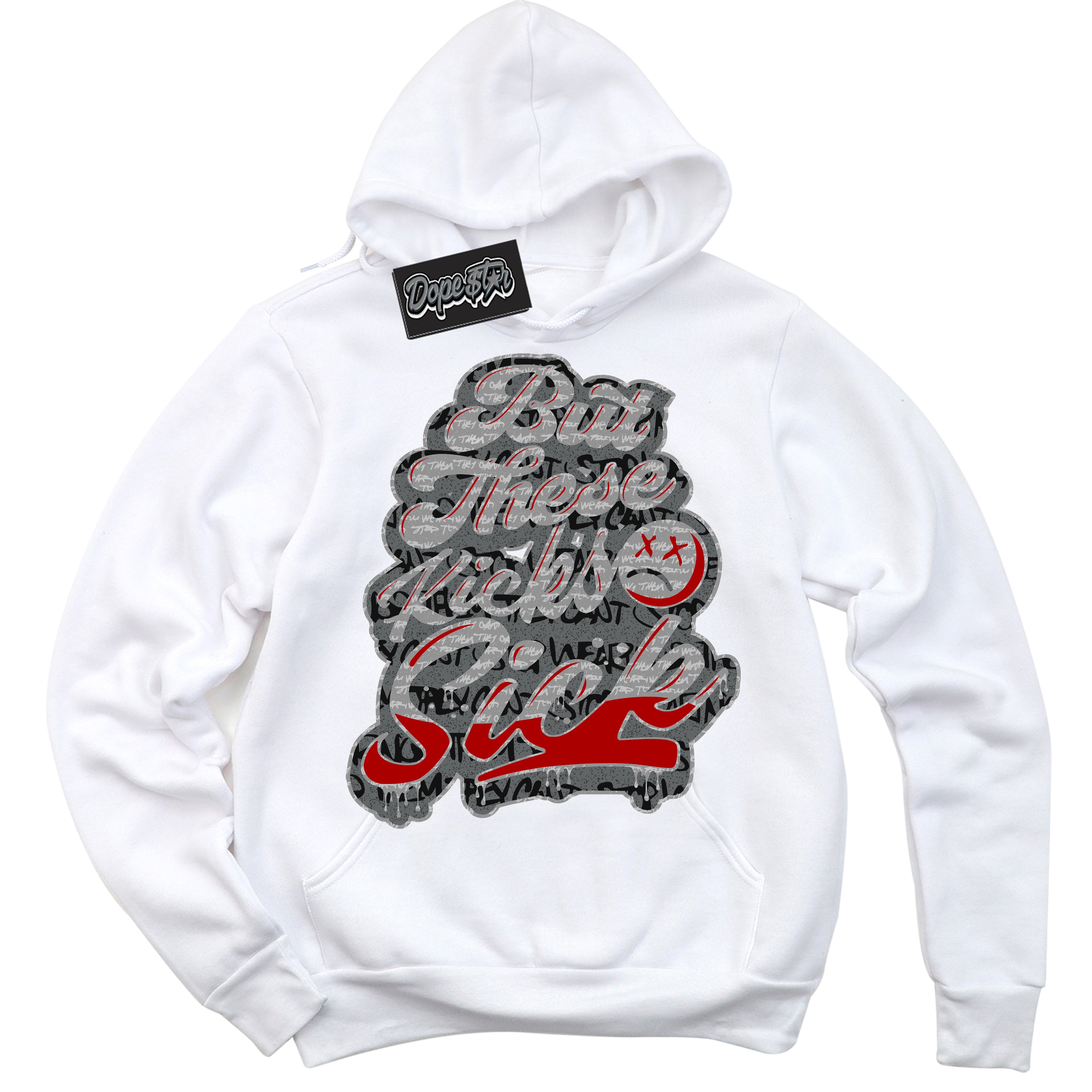 Cool White Hoodie with “ Kick Sick ”  design that Perfectly Matches Rebellionaire 1s Sneakers.