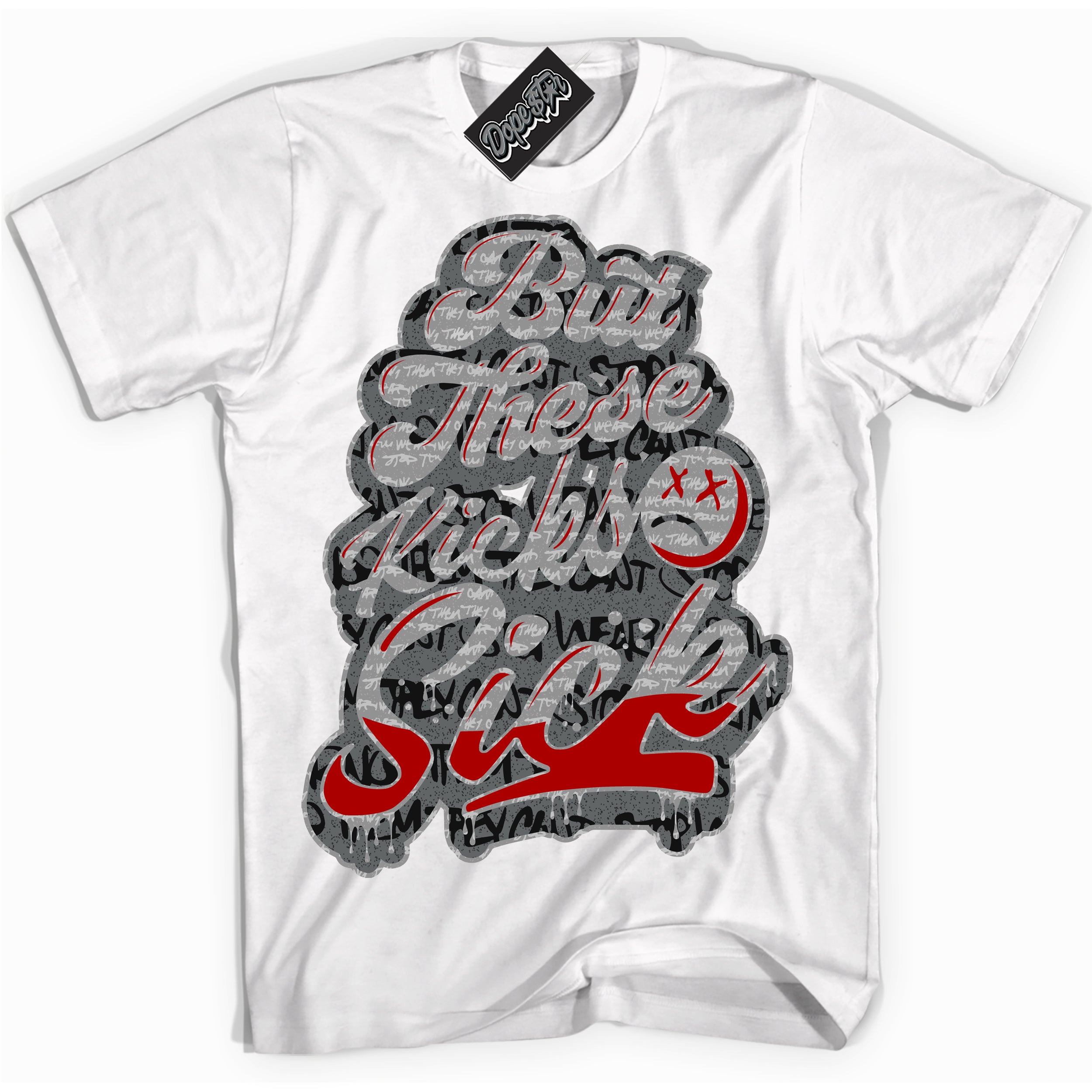 Cool White Shirt with “ Kick Sick ” design that perfectly matches Rebellionaire 1s Sneakers.