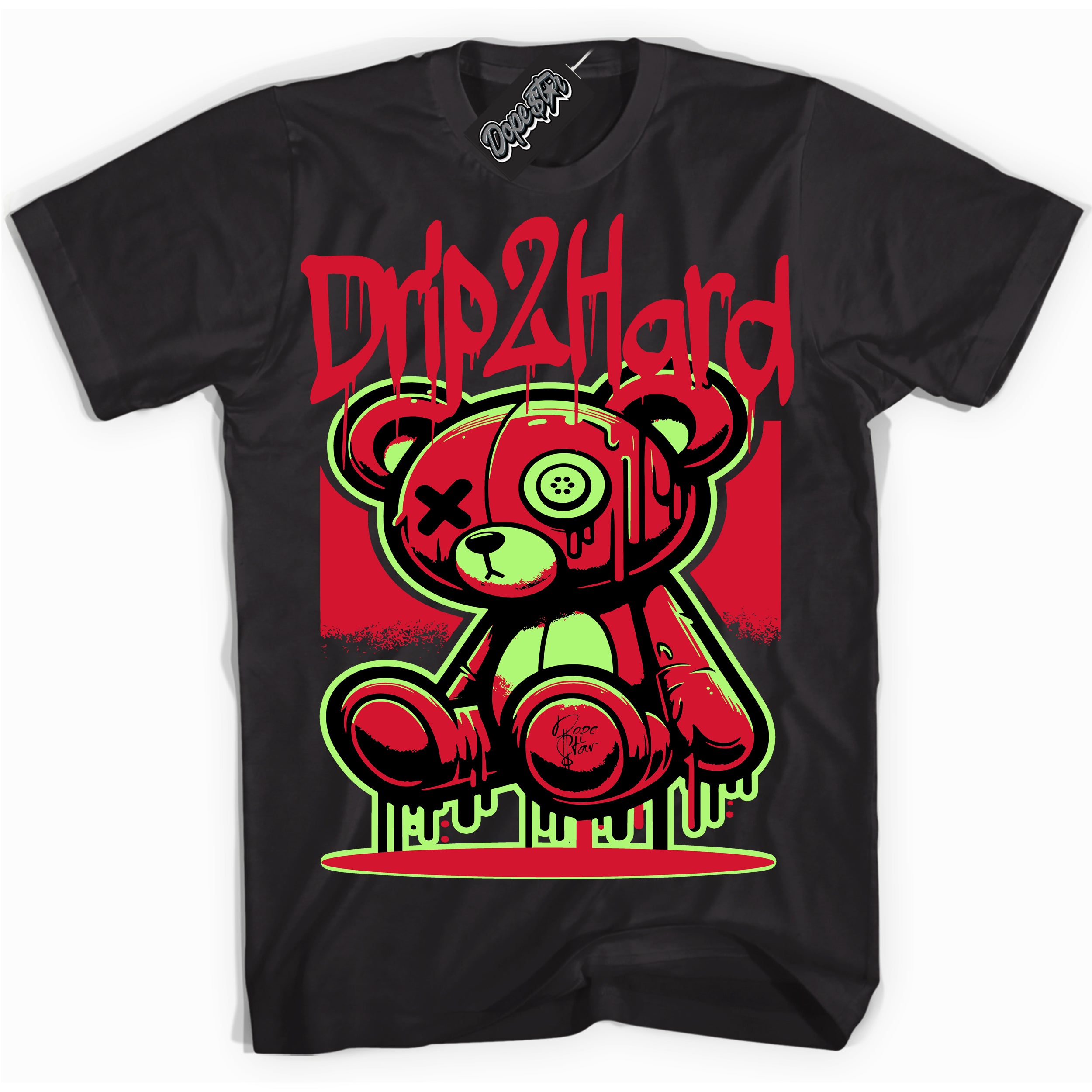 Cool Black graphic tee with “ Drip 2 Hard ” design, that perfectly matches Kobe 6 Reverse Grinch