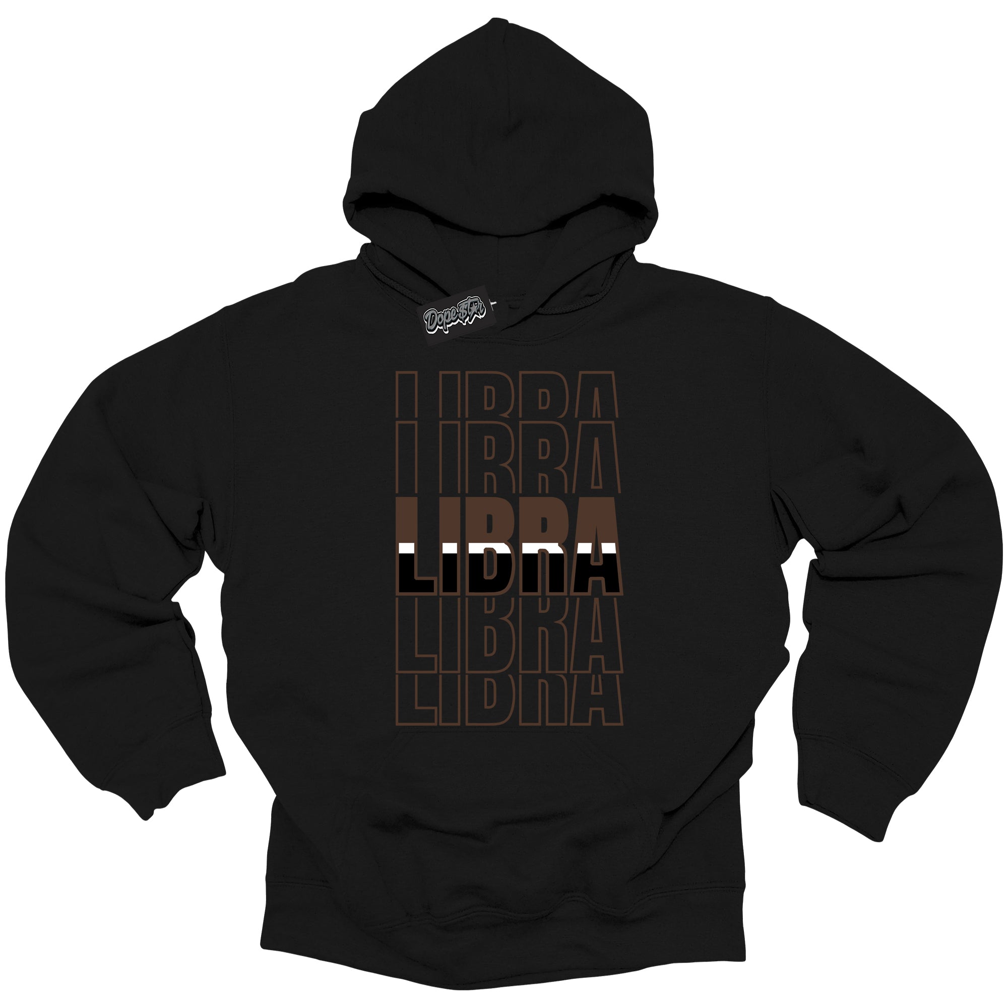 Cool Black Graphic DopeStar Hoodie with “ Libra “ print, that perfectly matches Palomino 1s sneakers