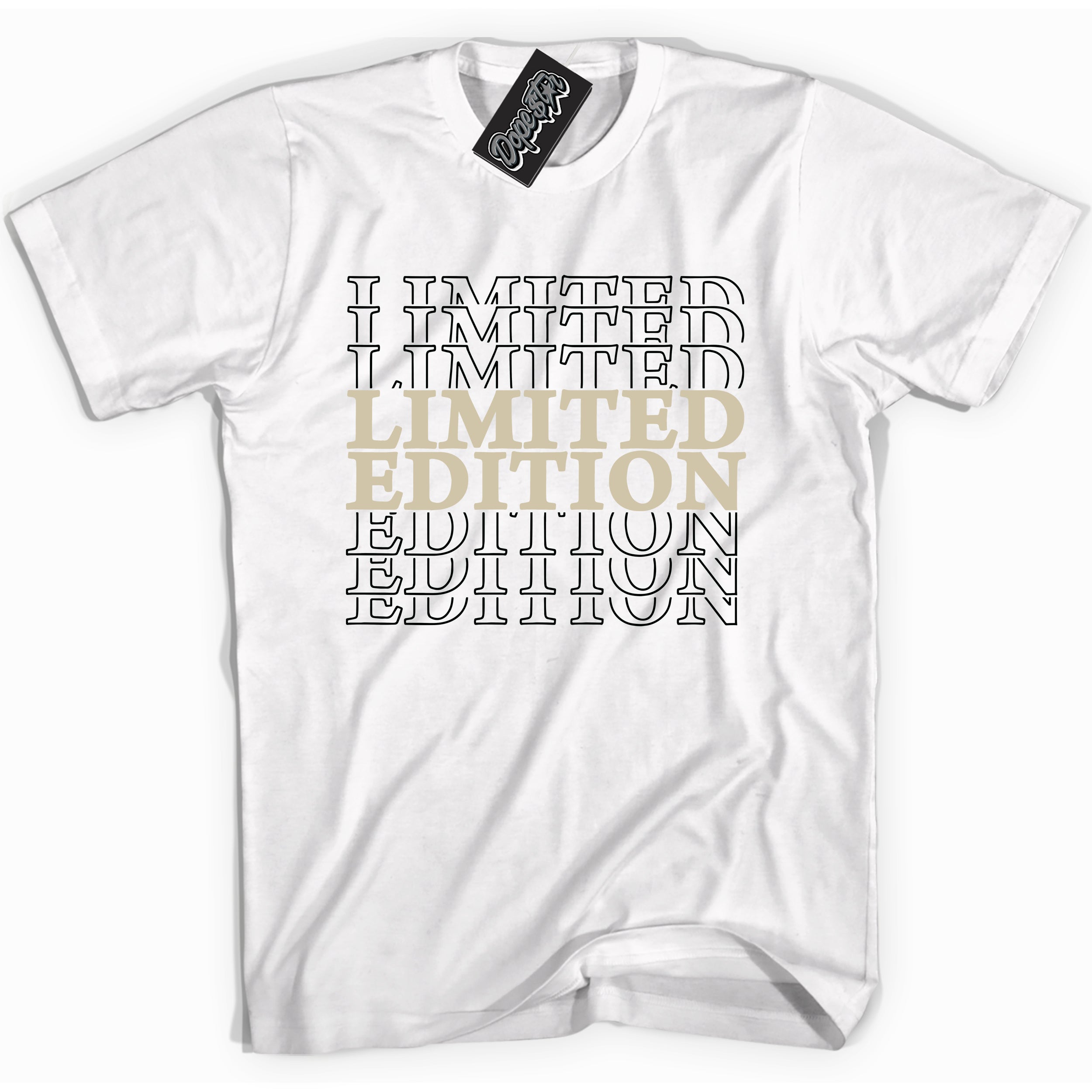 Cool White graphic tee with “ Limited Edition ” print, that perfectly matches AIR JORDAN 11 GRATITUDE   sneakers 