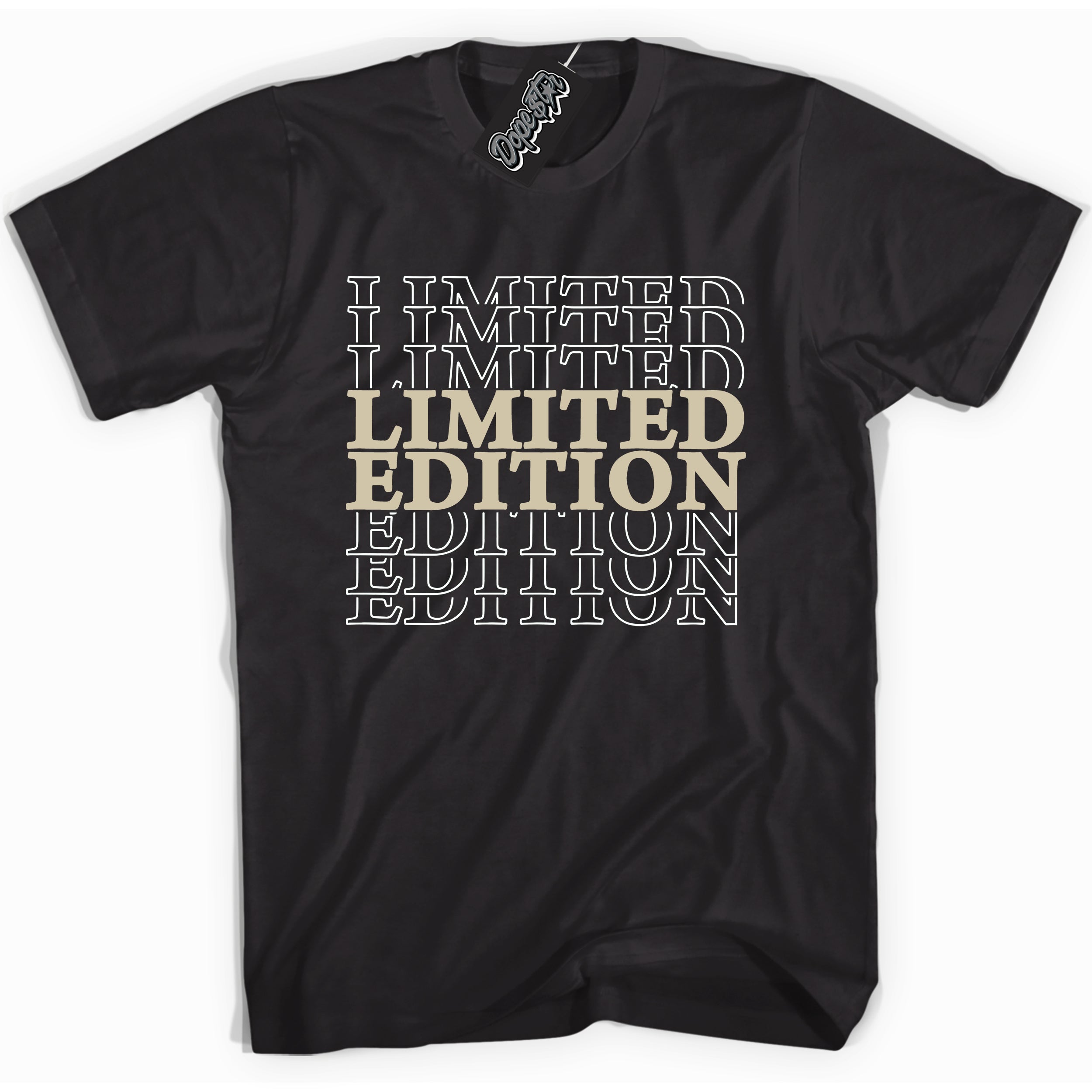Cool Black graphic tee with “ Limited Edition ” print, that perfectly matches AIR JORDAN 11 GRATITUDE  sneakers 