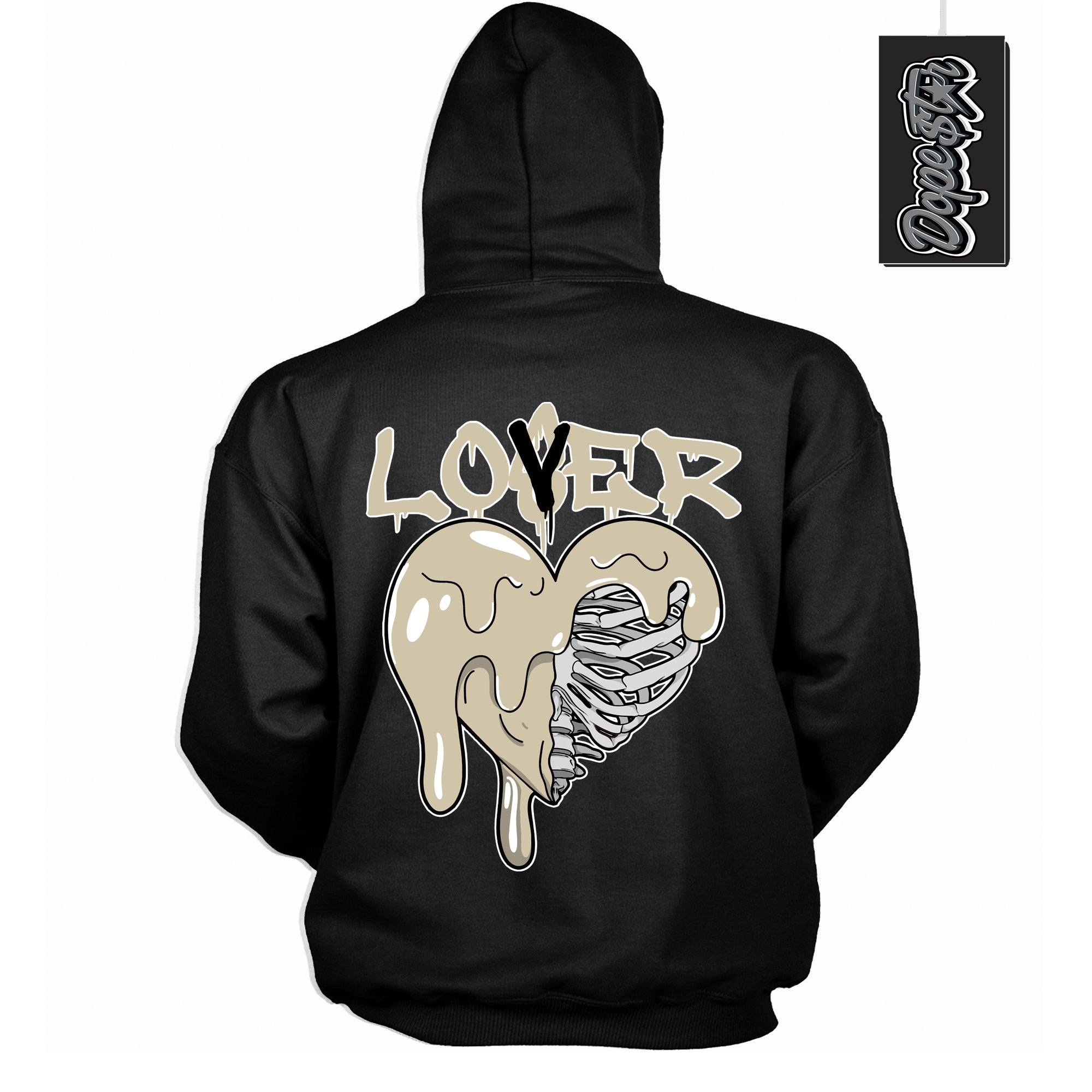 Cool Black Hoodie with “ Lover Loser ”  design that Perfectly Matches  Gratitude 11s Sneakers.