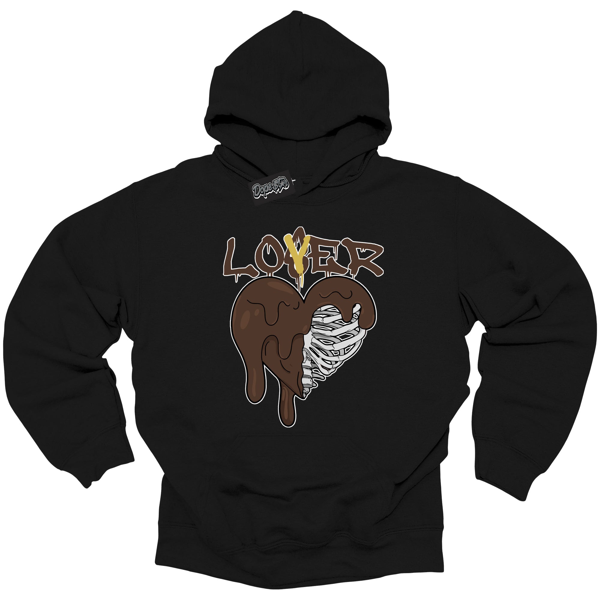 Cool Black Graphic DopeStar Hoodie with “ Lover Loser “ print, that perfectly matches Palomino 1s sneakers