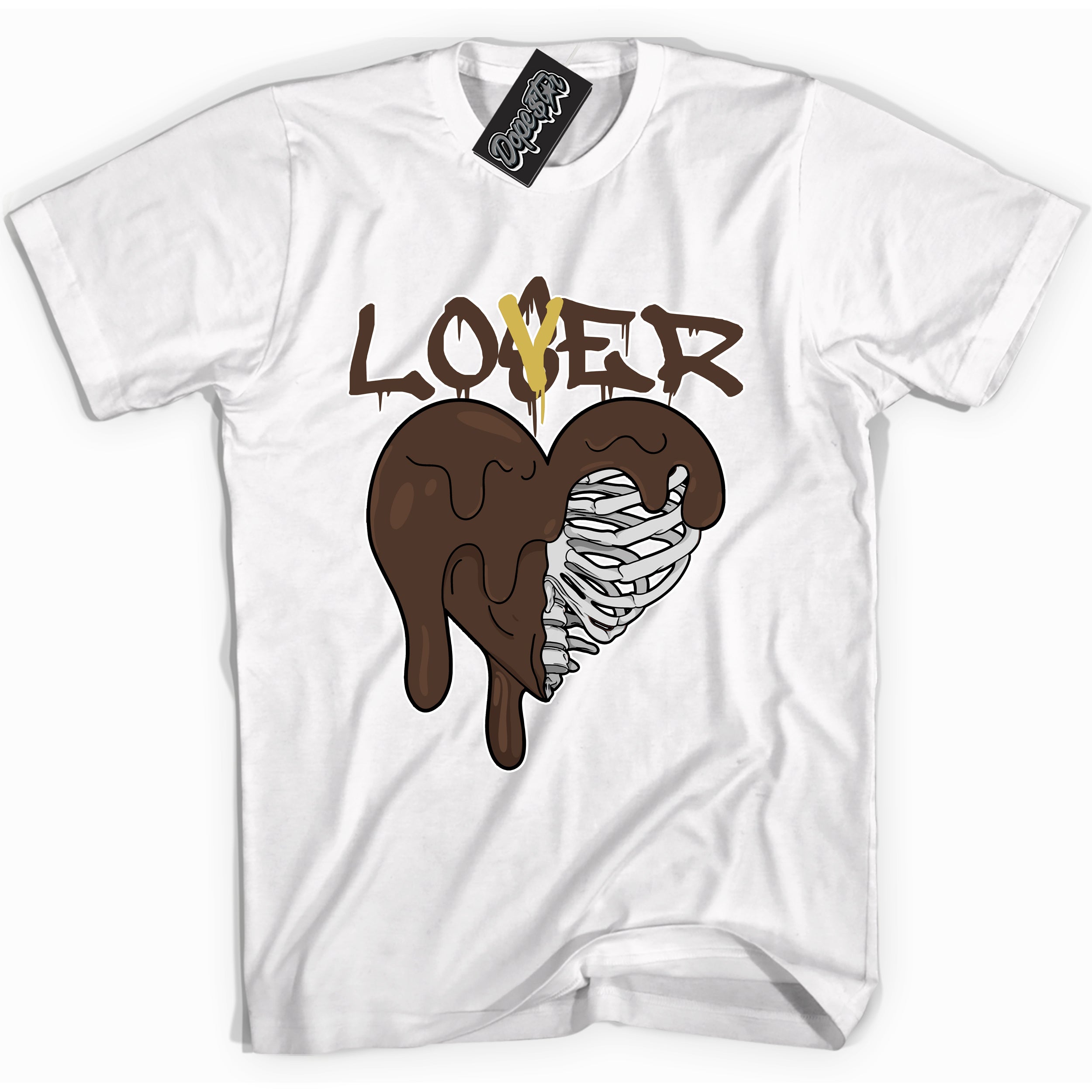 Cool White graphic tee with “ Lover Loser ” design, that perfectly matches Palomino 1s sneakers 