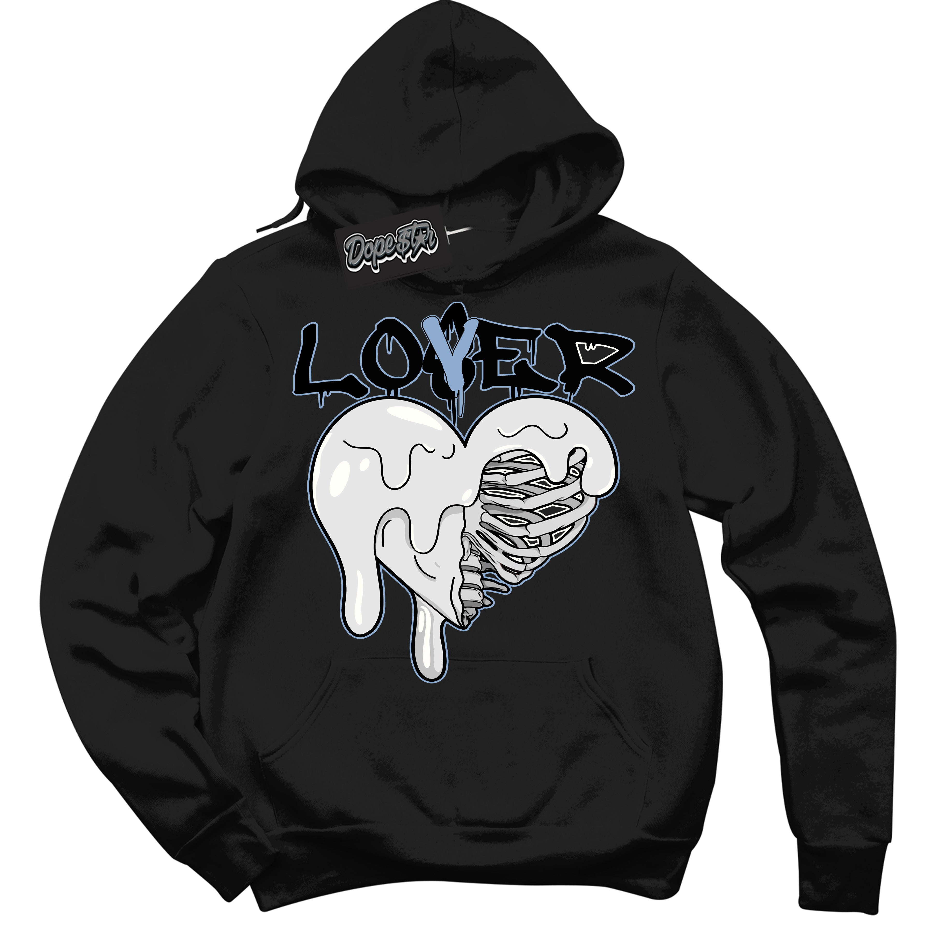 Cool Black Hoodie with “ Lover Loser ”  design that Perfectly Matches Reverse Oreo 6s Sneakers.