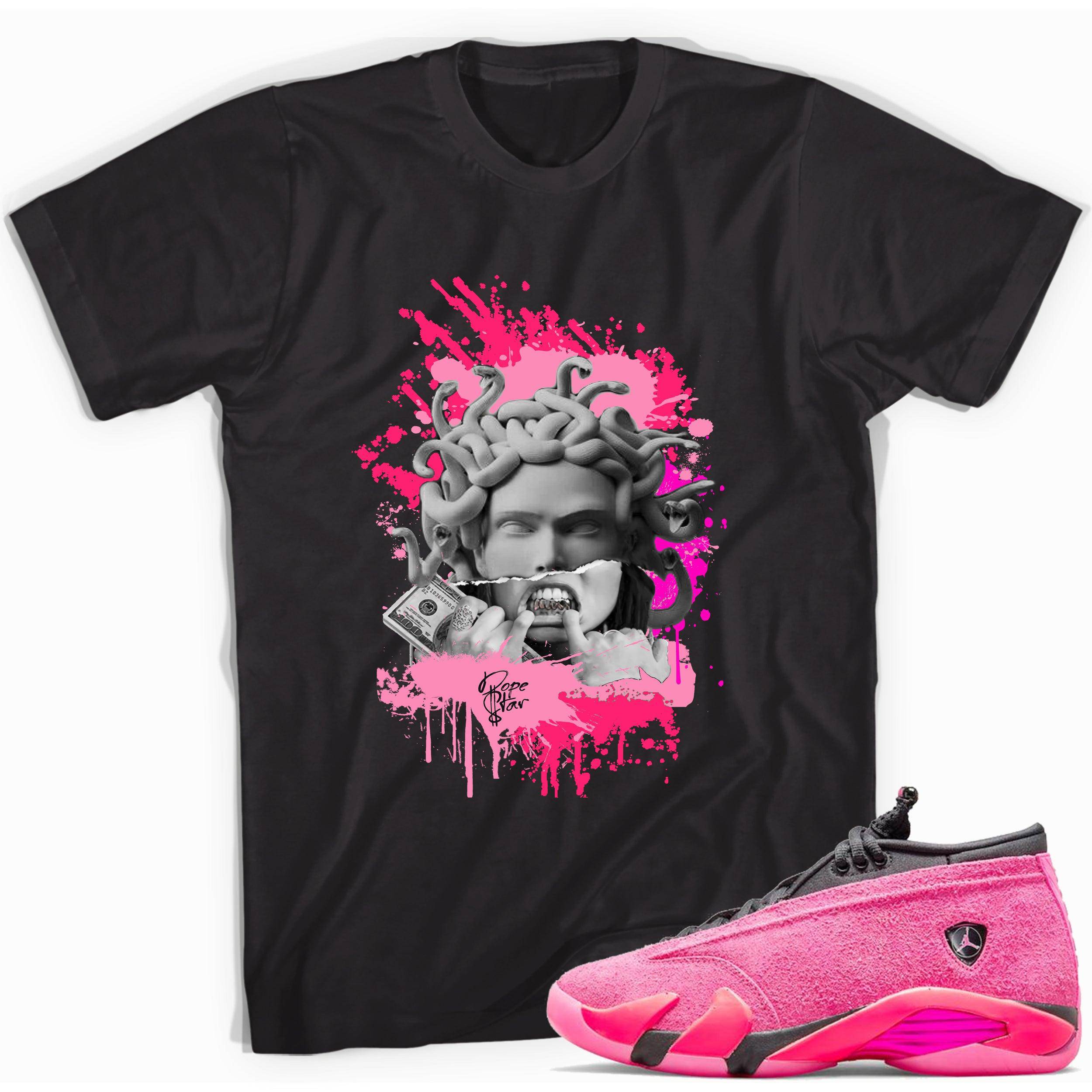 14s Low Shocking Pink Shirt Medusa