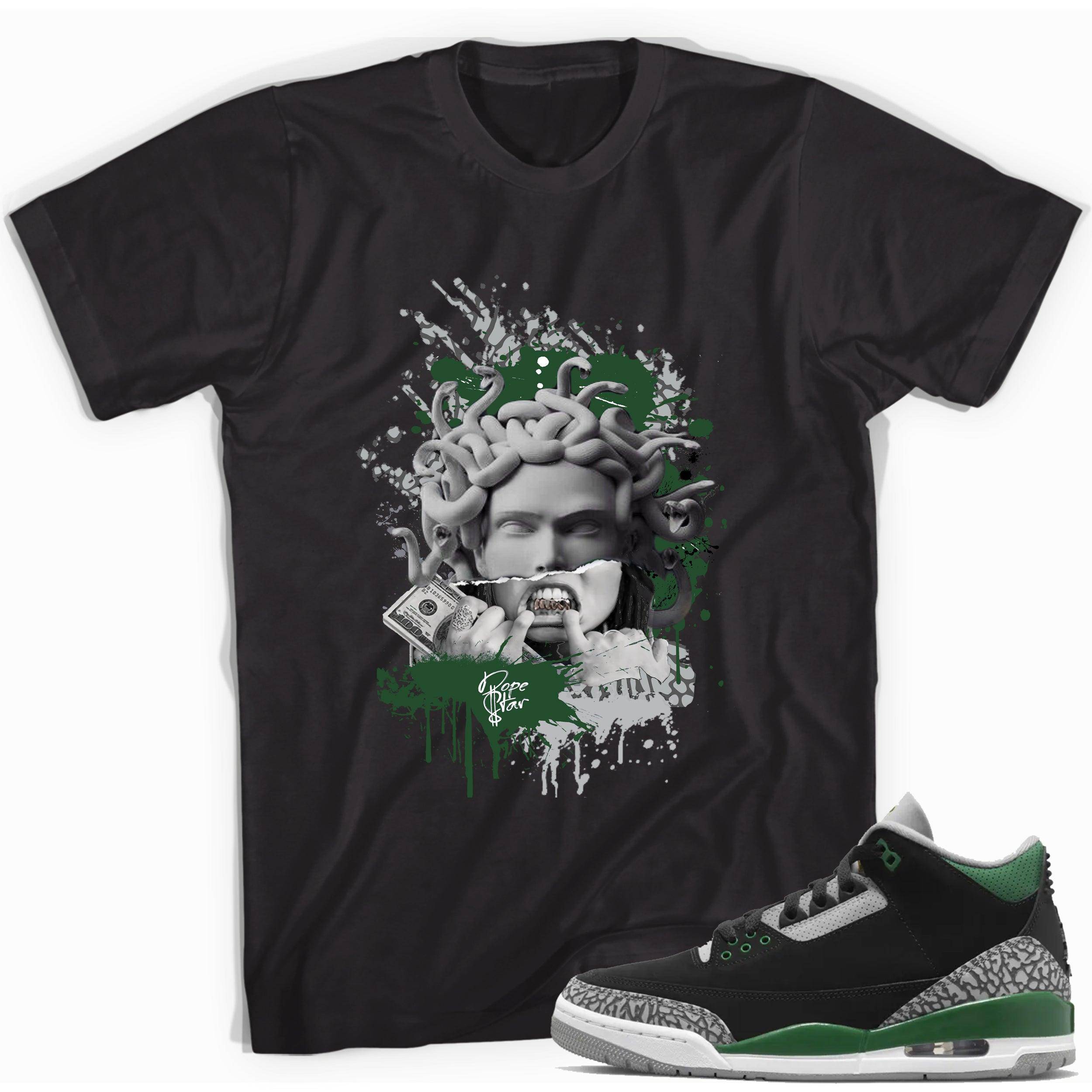 3s Pine Green Shirt Medusa