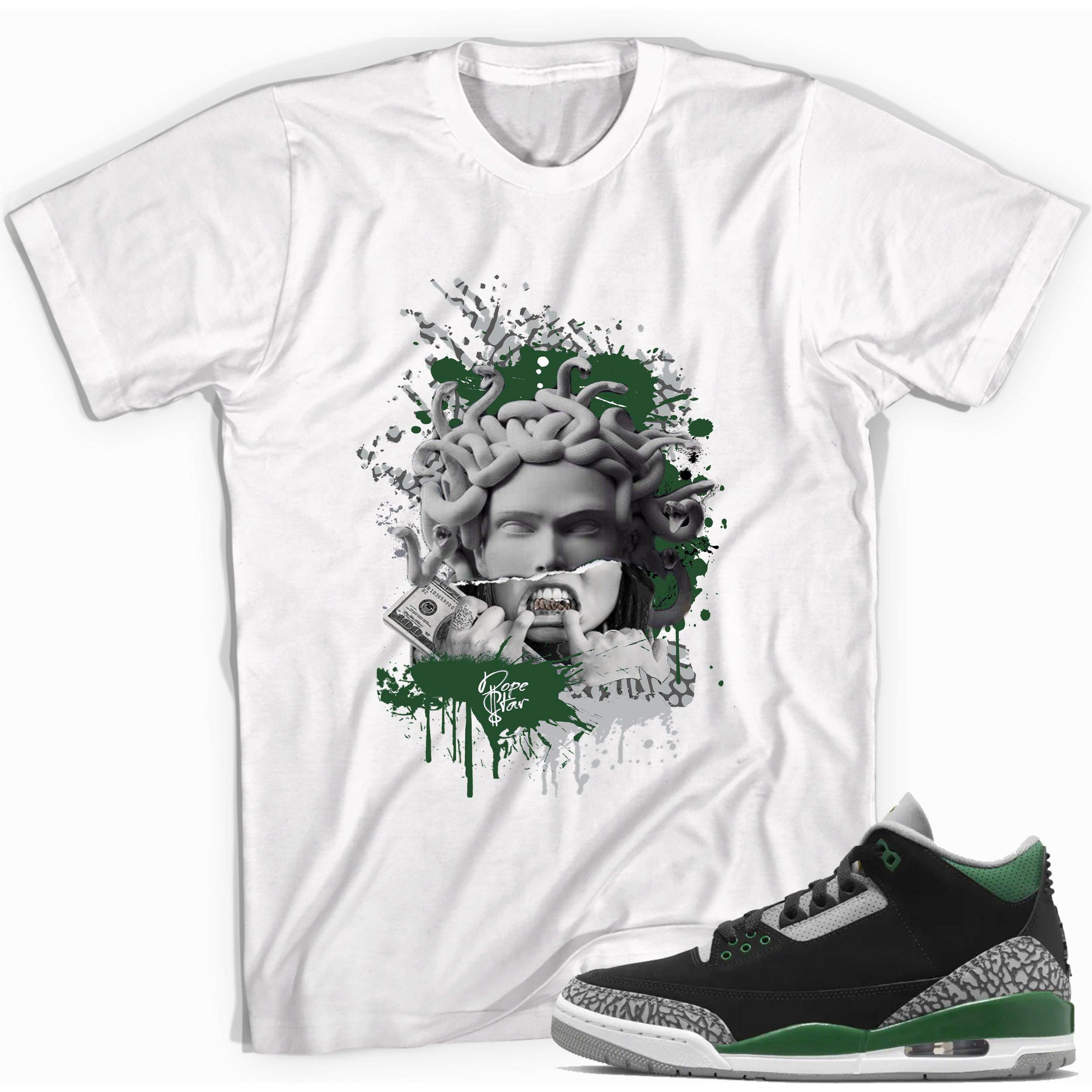 3s Pine Green Shirt Medusa