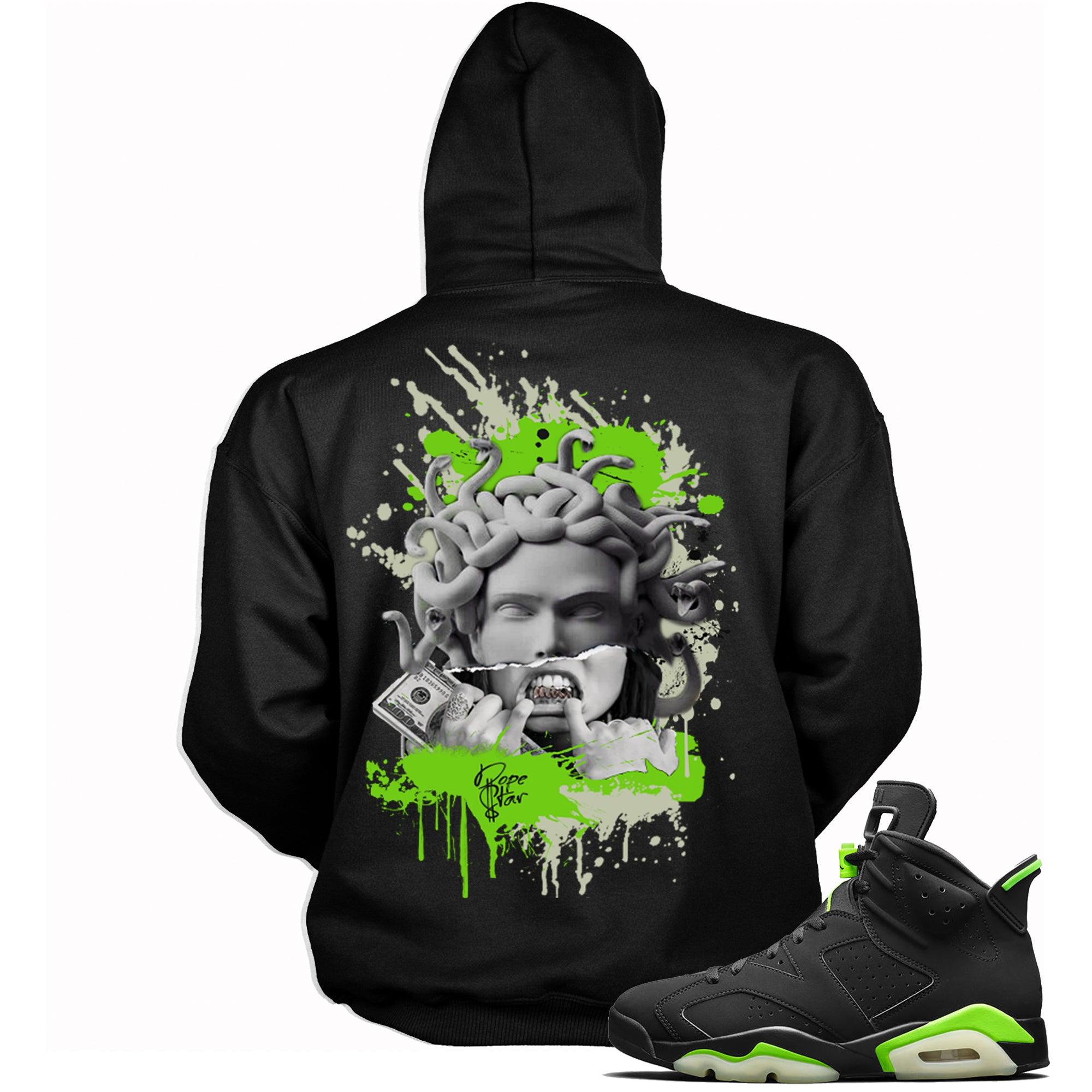 6s Electric Green Hoodie Medusa