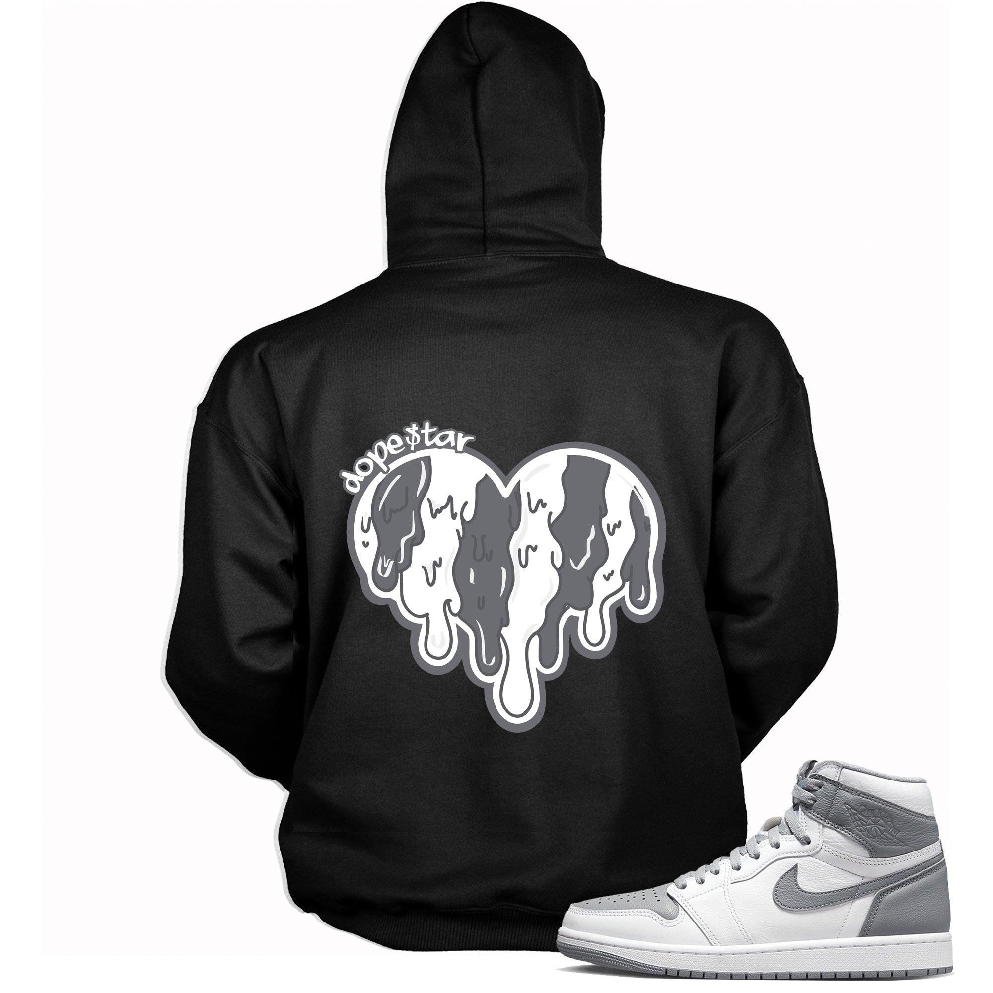 High Stealth 1s DopeStar Hoodie Dripping Heart - Sneaker Shirts Outlet