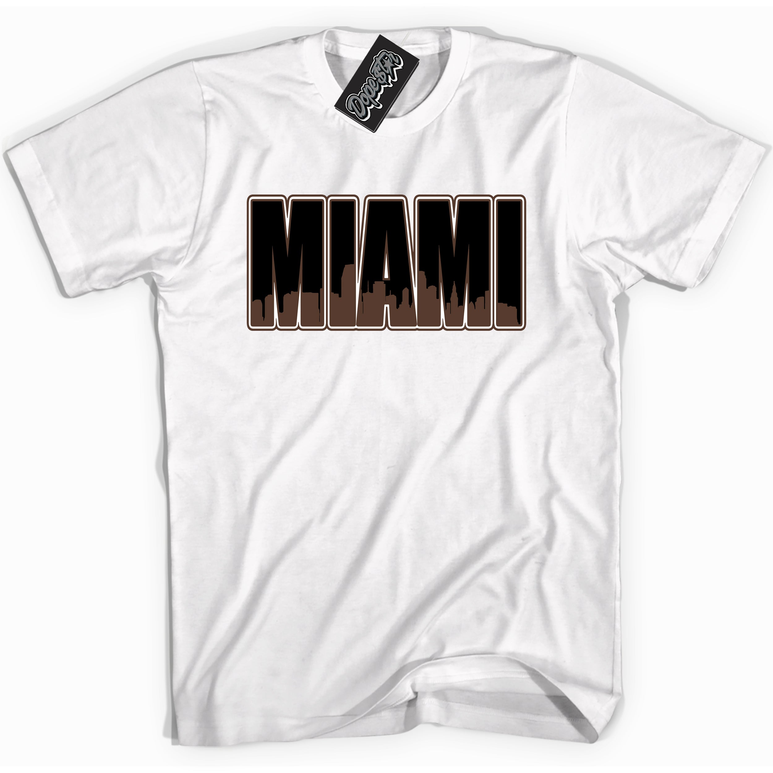 Cool White graphic tee with “ Miami ” design, that perfectly matches Palomino 1s sneakers 