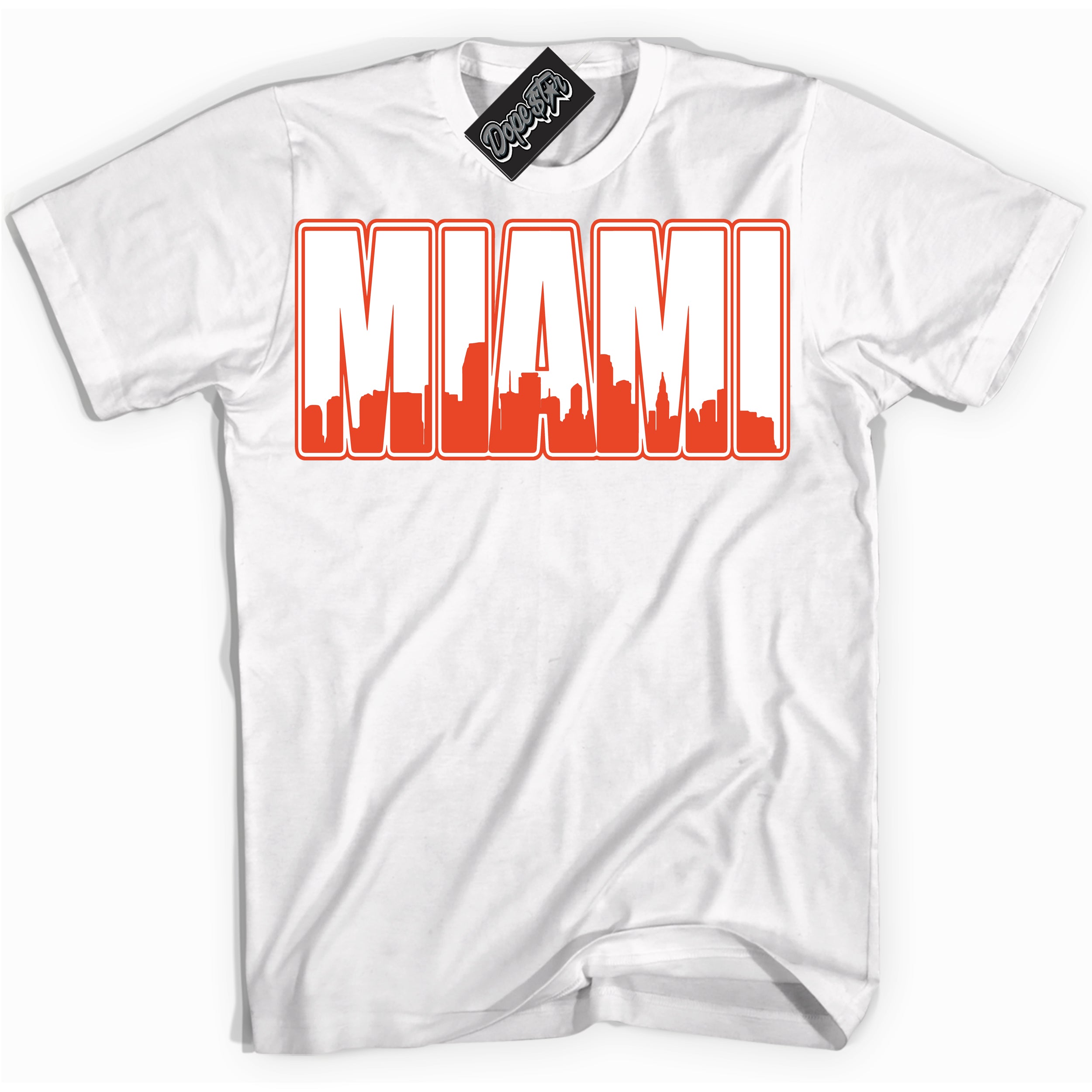 Nike Dunk Low Retro Cosmic Clay 'Miami' Shirt - White Streetwear Mockup | Sneakerhead T-Shirt Matching Nike Dunk Low Retro Cosmic Clay | Limited Edition Urban Streetwear for Sneaker Matching OOTD | Outfits that pair perfectly with your ND Low Retro Cosmic Clay | Sneakerhead Fashion Must-Have Apparel for Men and Women