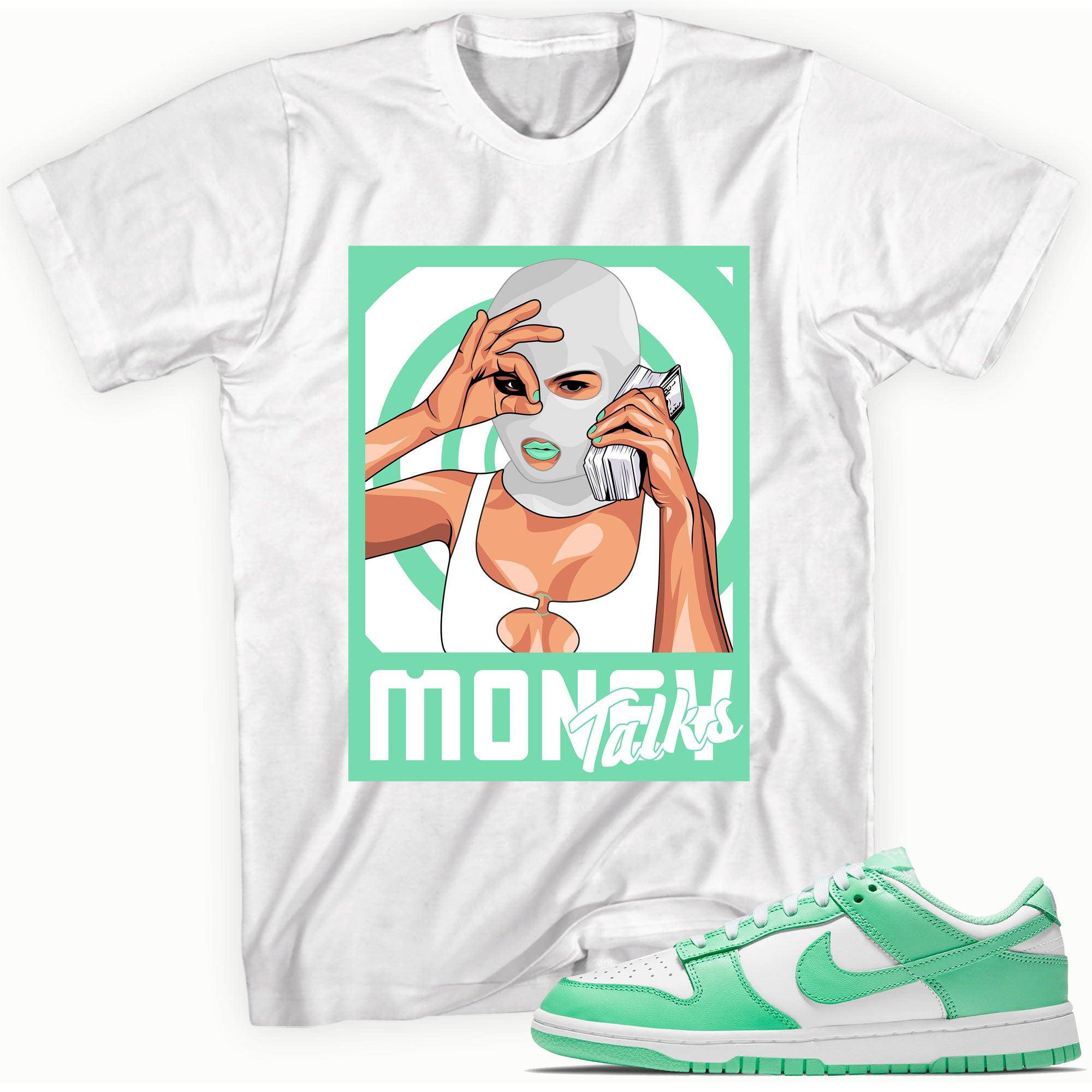 Dunk Low Green Glow Shirt Money Talks