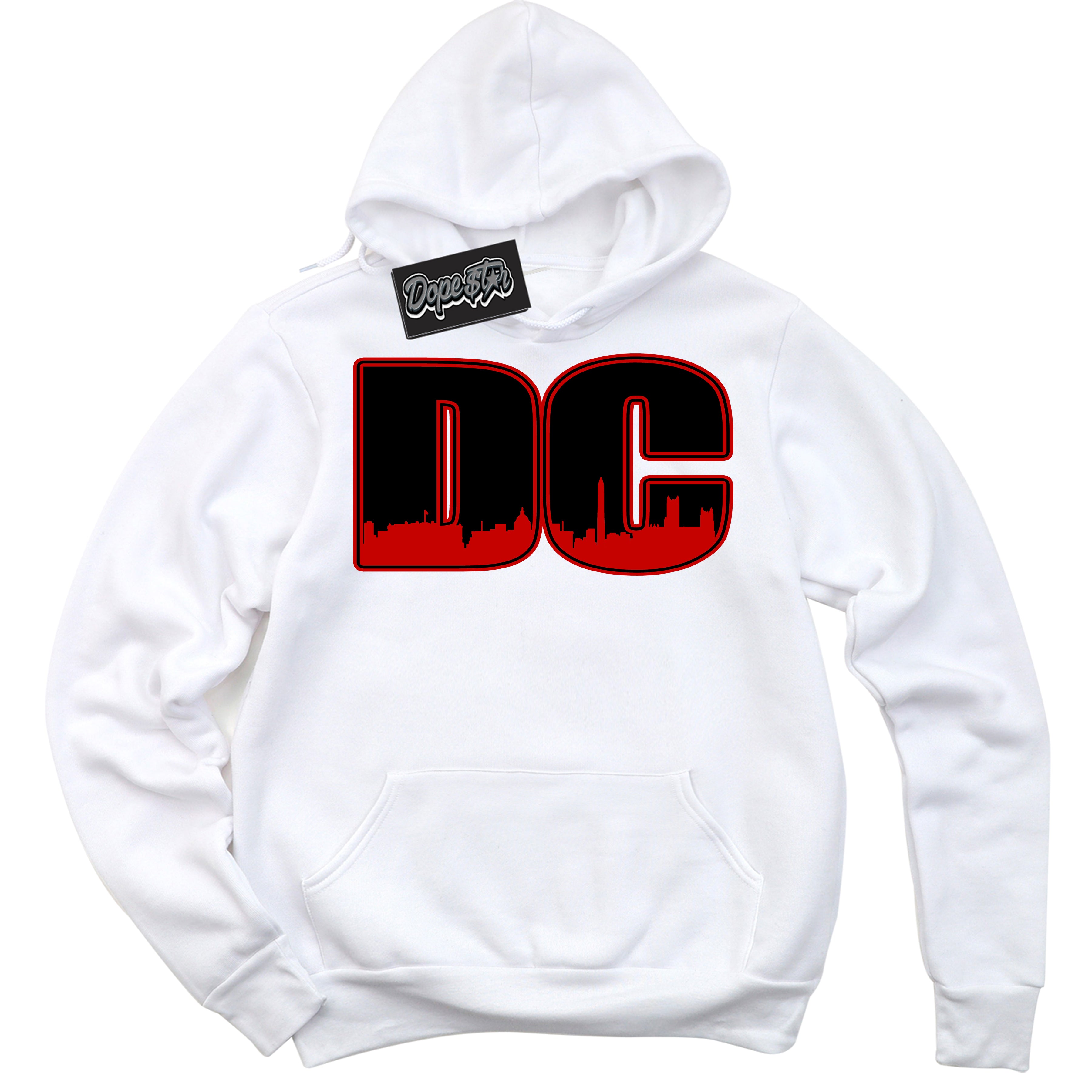 Cool White Hoodie with “ DC ”  design that Perfectly Matches RTFKT X ND Genesis.