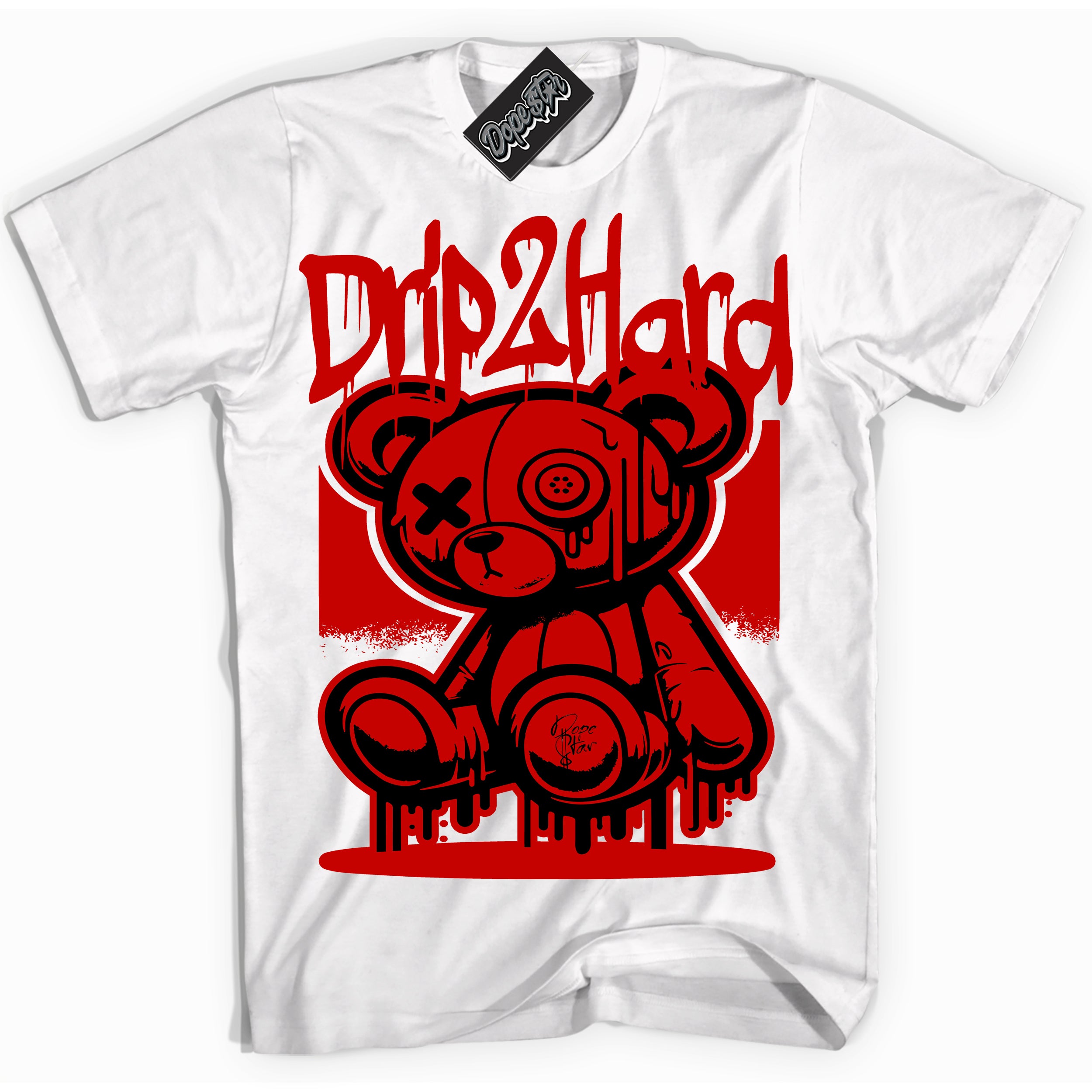 Cool White Shirt with “ Drip 2 Hard ” design that perfectly matches RTFKT X ND Genesis.