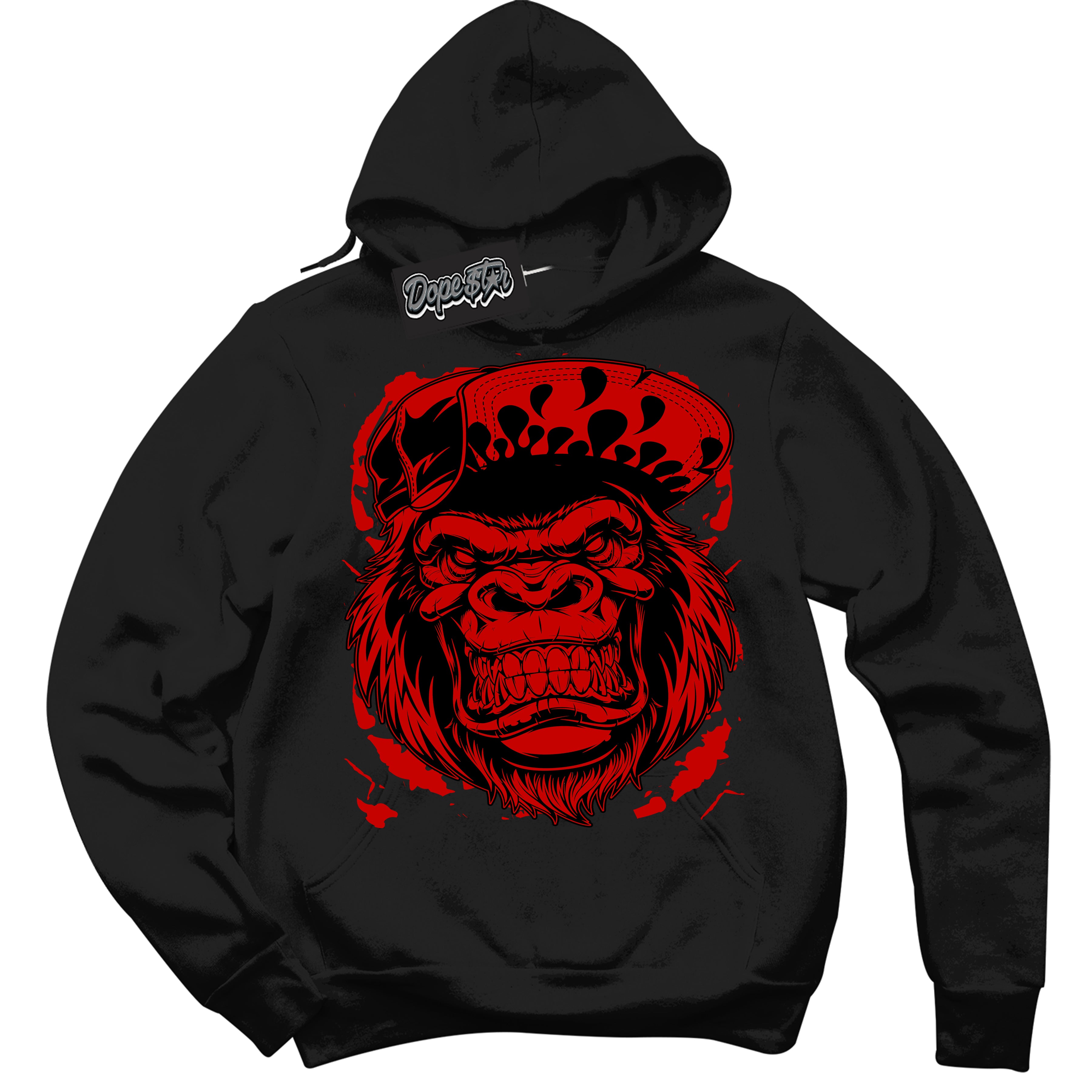 Cool Black Hoodie with “ Gorilla beast ”  design that Perfectly Matches RTFKT X ND Genesis.