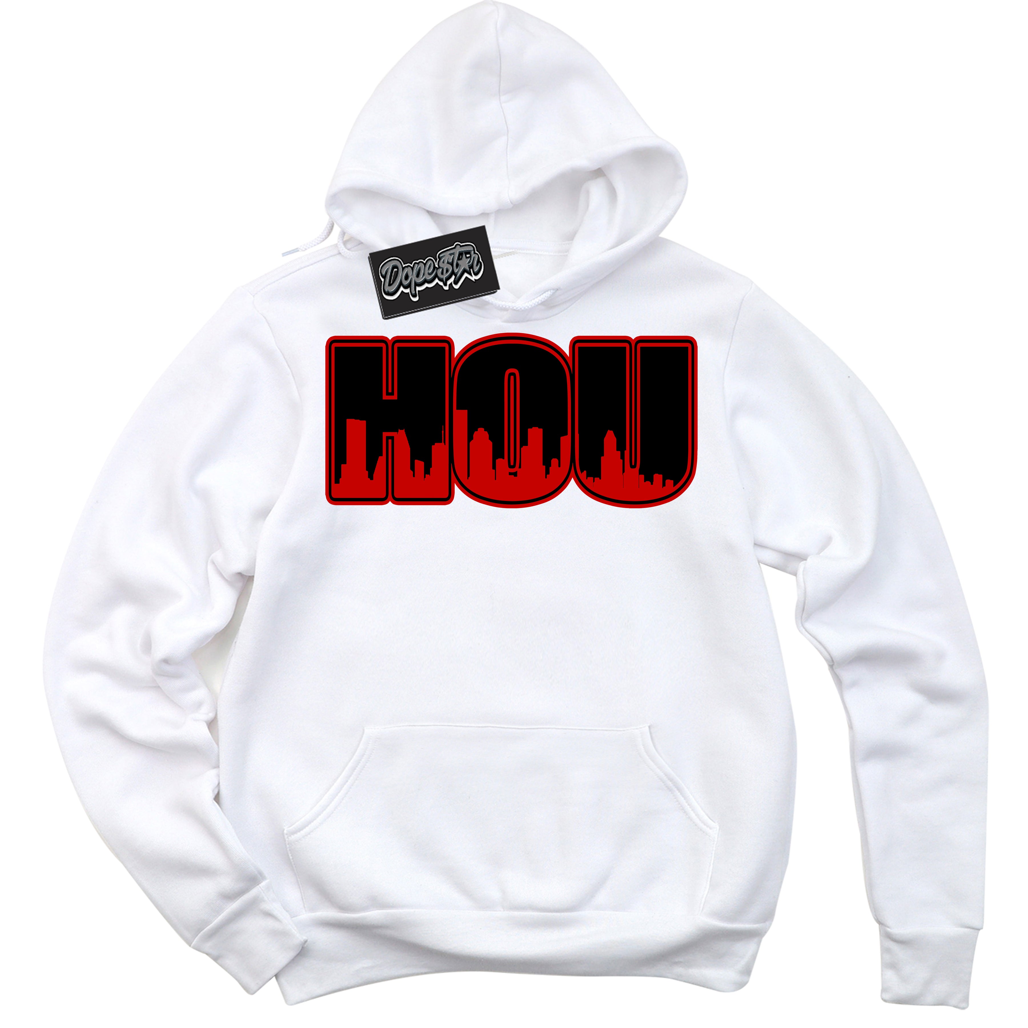 Cool White Hoodie with “ Houston ”  design that Perfectly Matches RTFKT X ND Genesis.