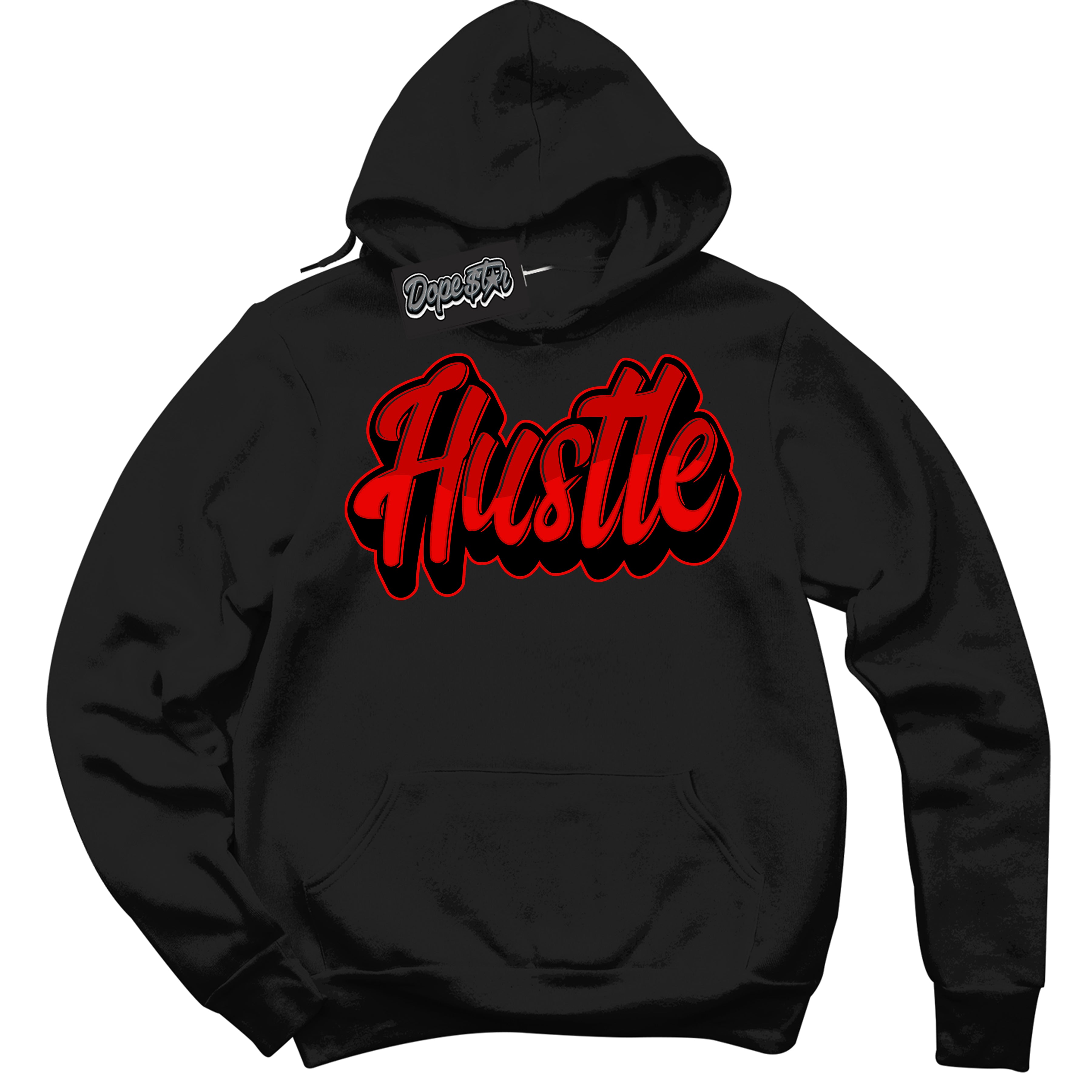 Cool Black Hoodie with “ Hustle ”  design that Perfectly Matches RTFKT X ND Genesis.