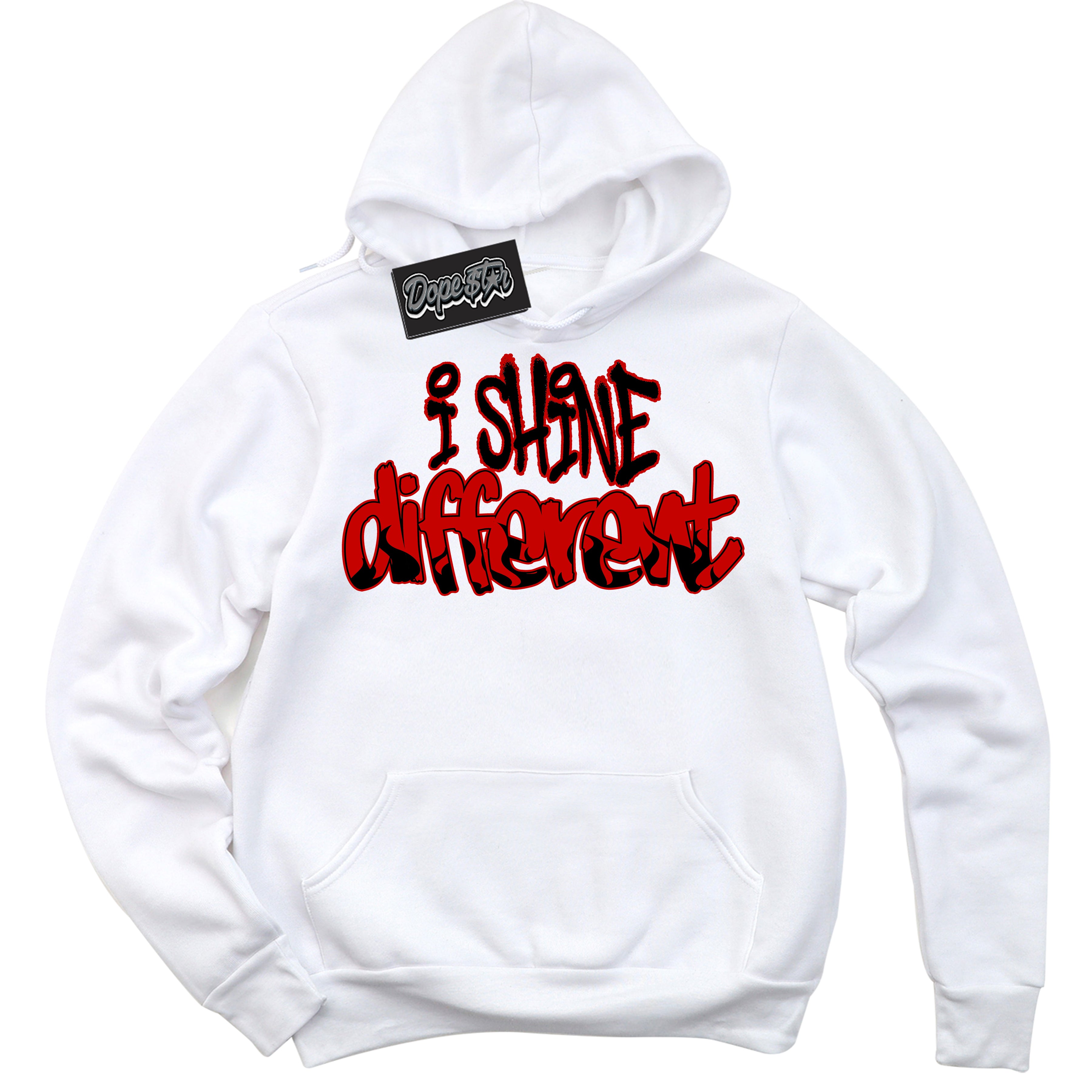 Cool White Hoodie with “ I Shine Different ”  design that Perfectly Matches RTFKT X ND Genesis.