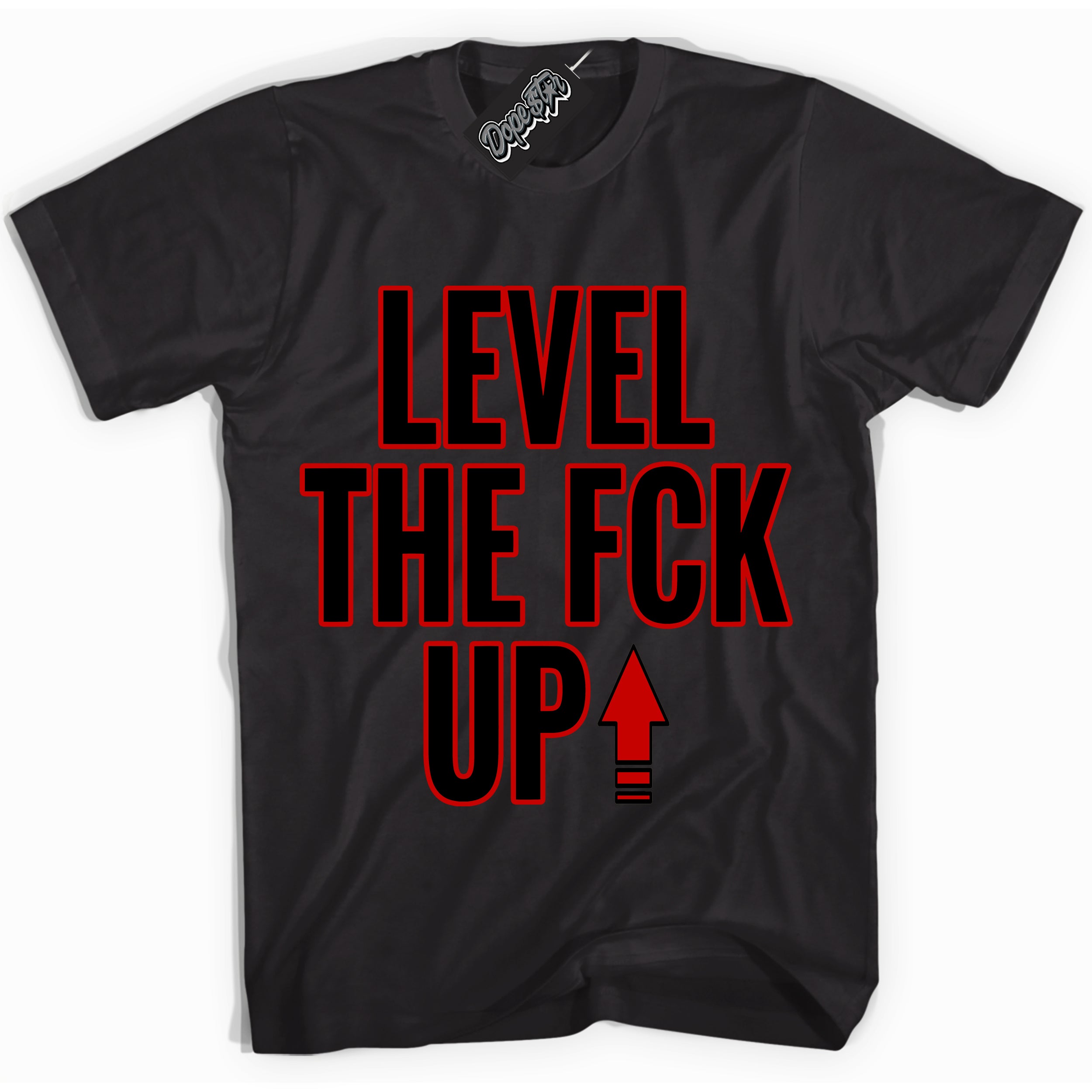 Cool Black Shirt with “ Level The Fck Up ” design that perfectly matches RTFKT X ND Genesis.