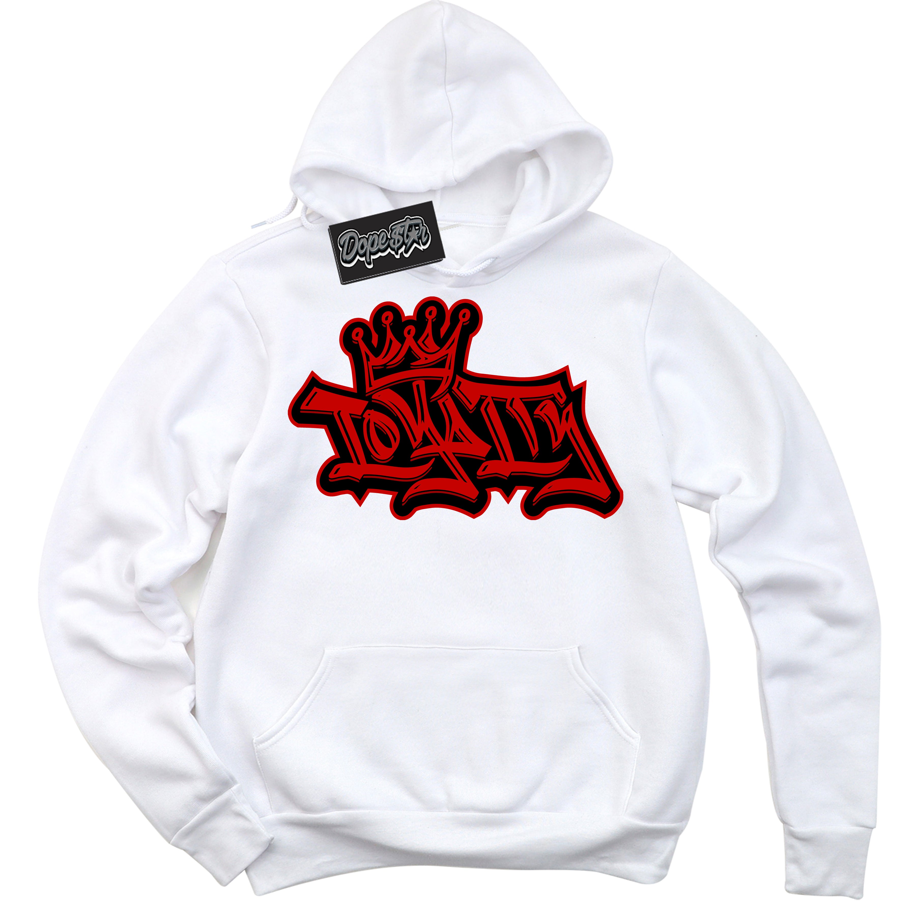 Cool White Hoodie with “ Loyalty Crown ”  design that Perfectly Matches RTFKT X ND Genesis.