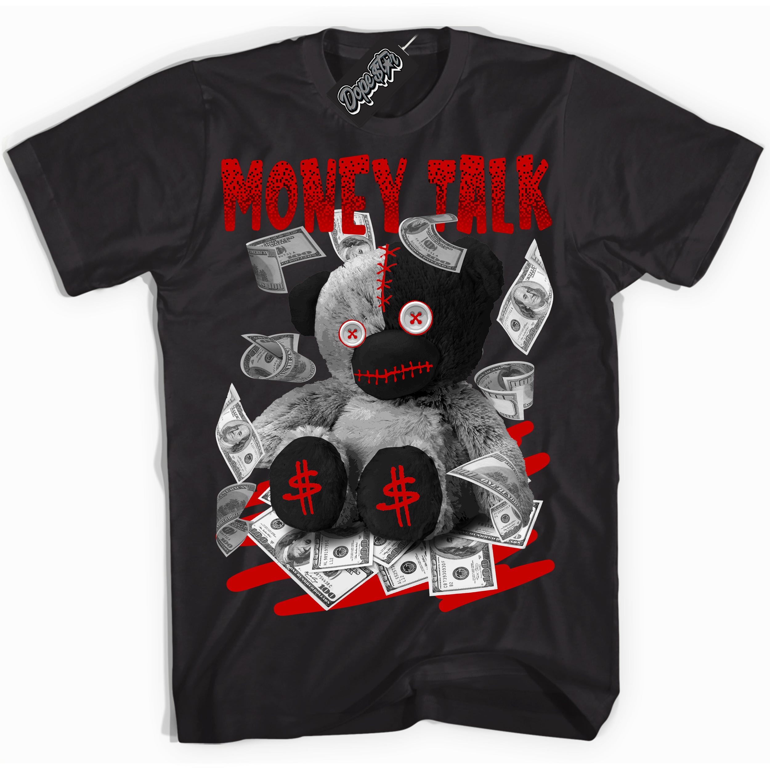 Cool Black Shirt with “ Money Talk Bear ” design that perfectly matches RTFKT X ND Genesis.