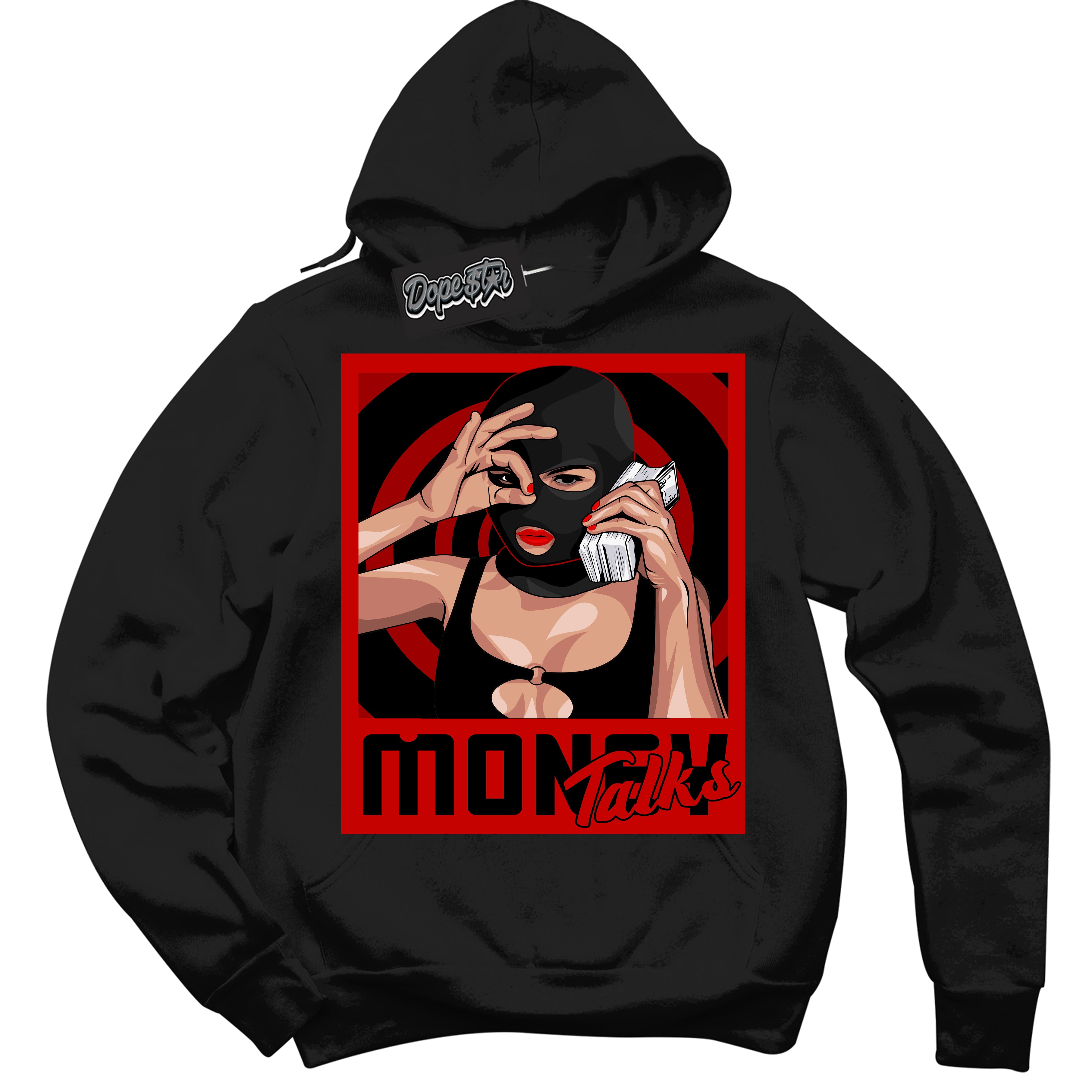 Cool Black Hoodie with “ Money Talks ”  design that Perfectly Matches RTFKT X ND Genesis.