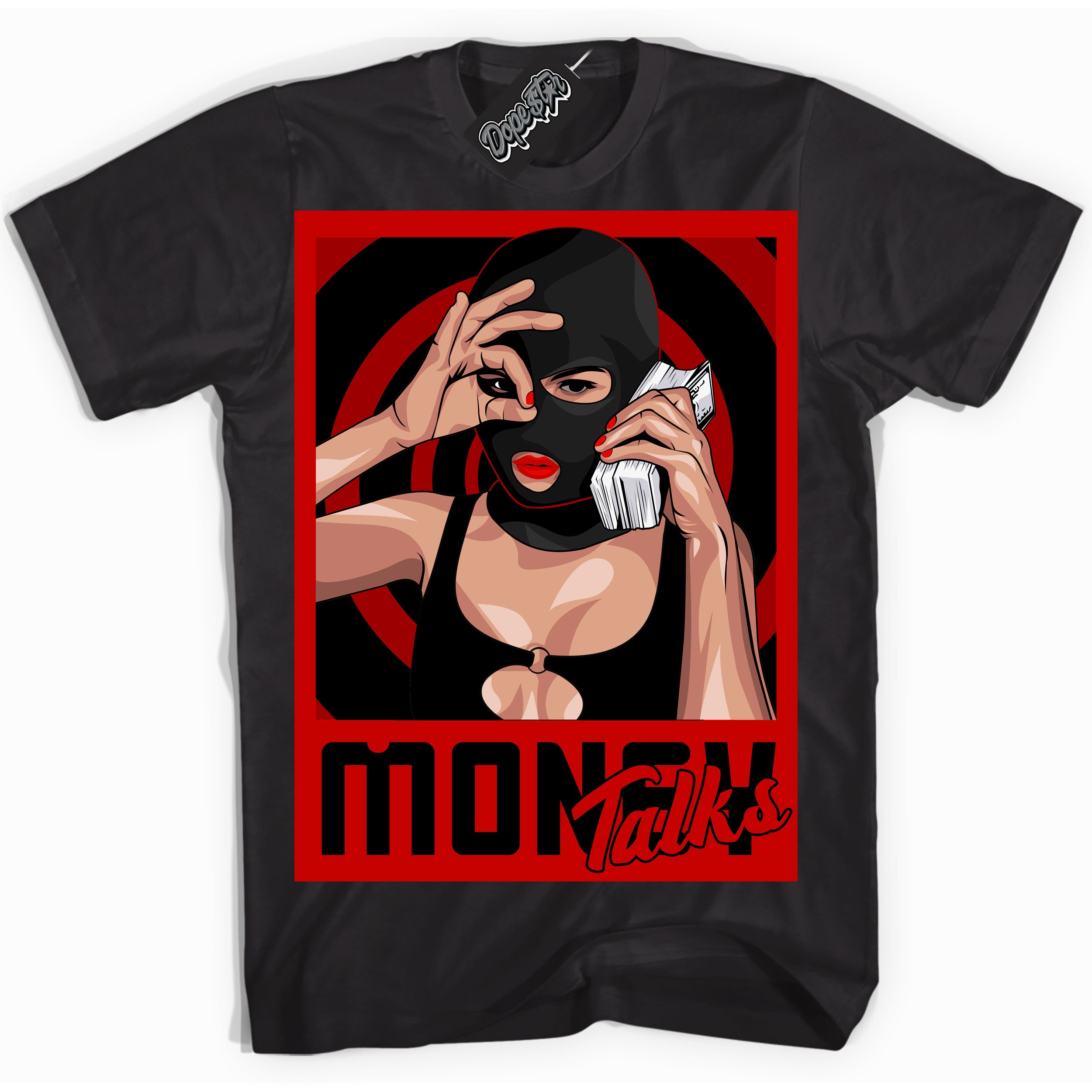 Cool Black Shirt with “ Money Talks ” design that perfectly matches RTFKT X ND Genesis.