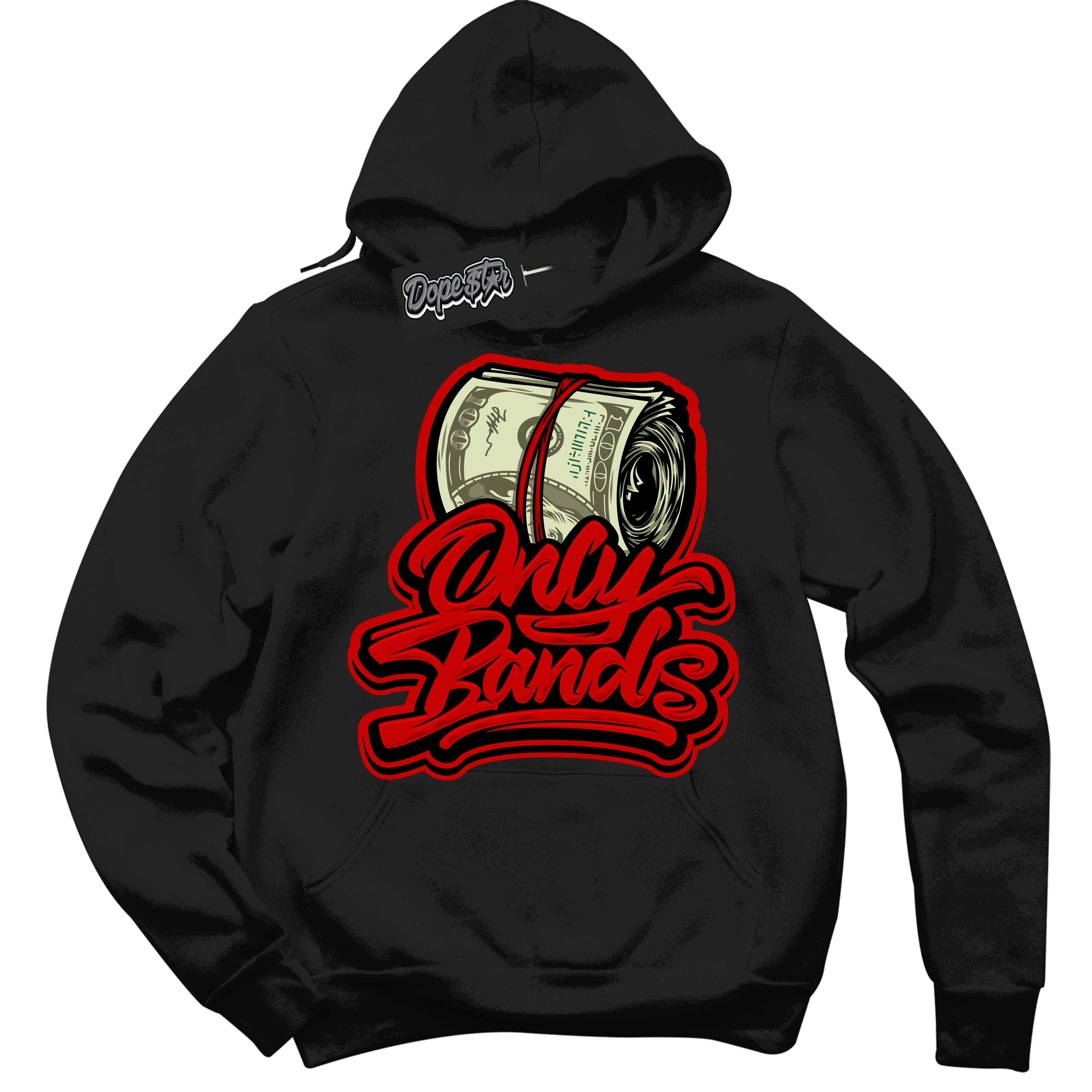 Cool Black Hoodie with “ Only Bands ”  design that Perfectly Matches RTFKT X ND Genesis.