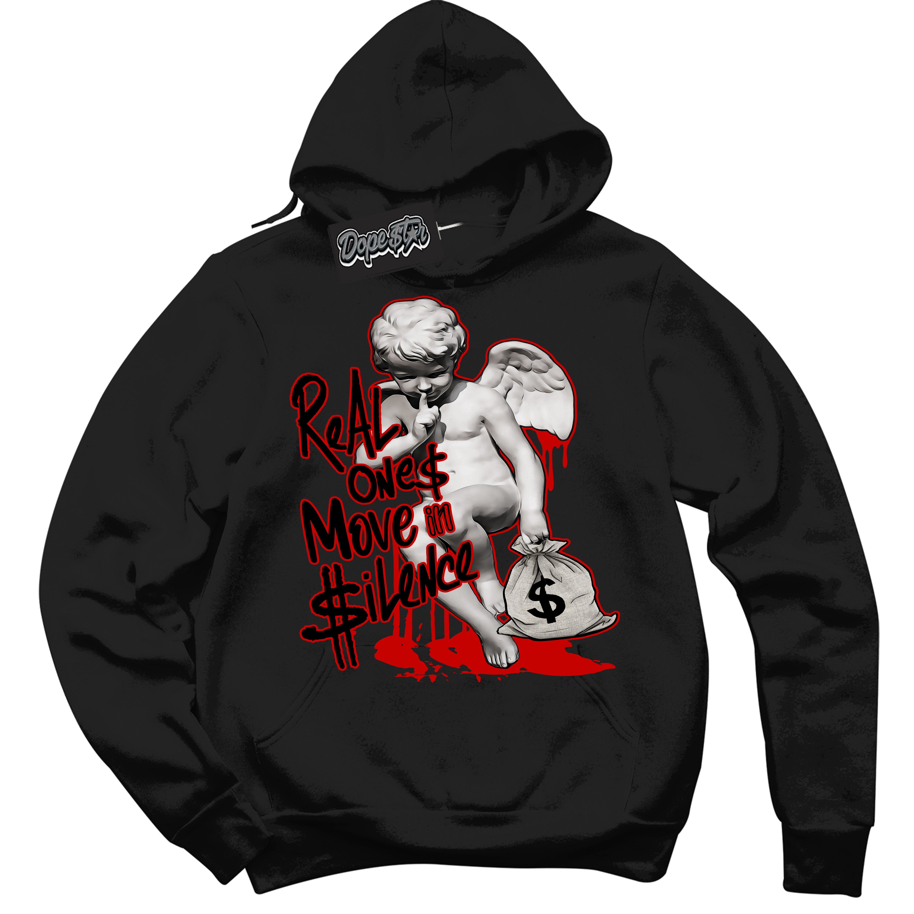 Cool Black Hoodie with “ Real Ones Cherub ”  design that Perfectly Matches RTFKT X ND Genesis.