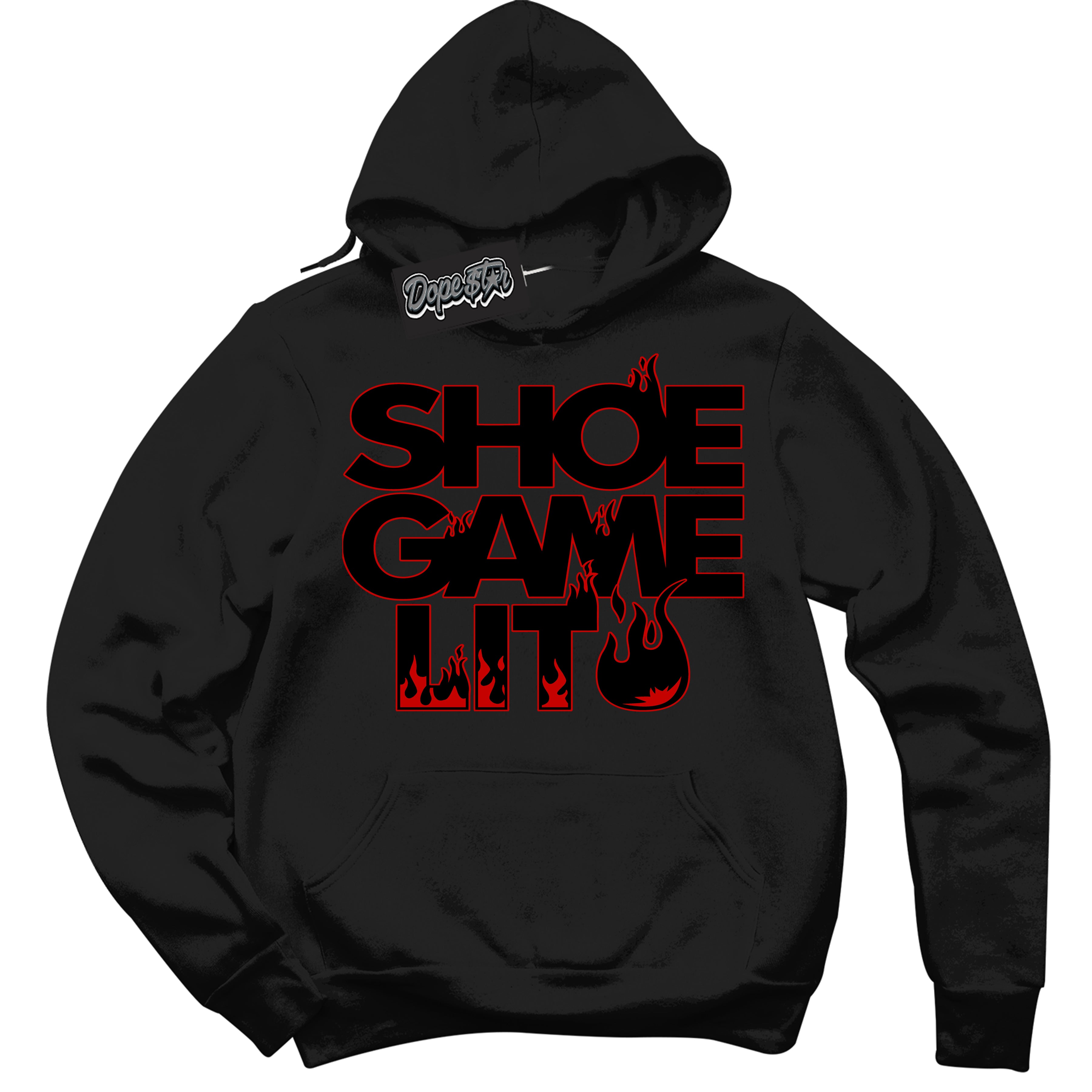 Cool Black Hoodie with “ Shoe Game Lit ”  design that Perfectly Matches RTFKT X ND Genesis.