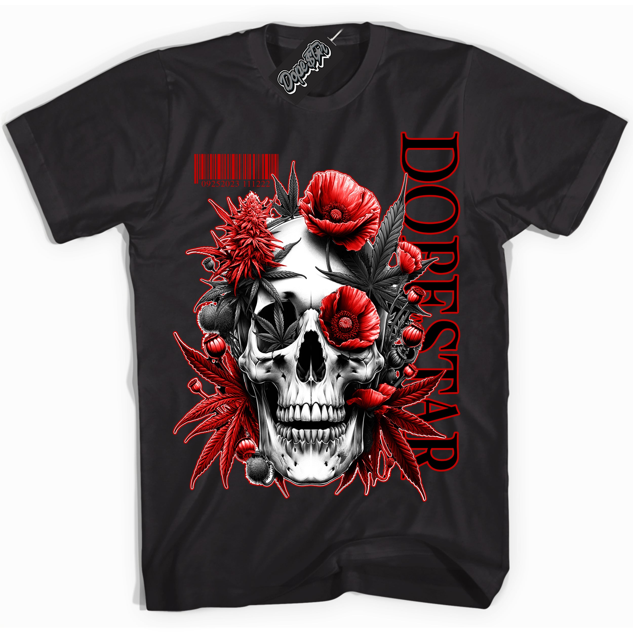 Cool Black Shirt with “ Skull Poppies ” design that perfectly matches RTFKT X ND Genesis.