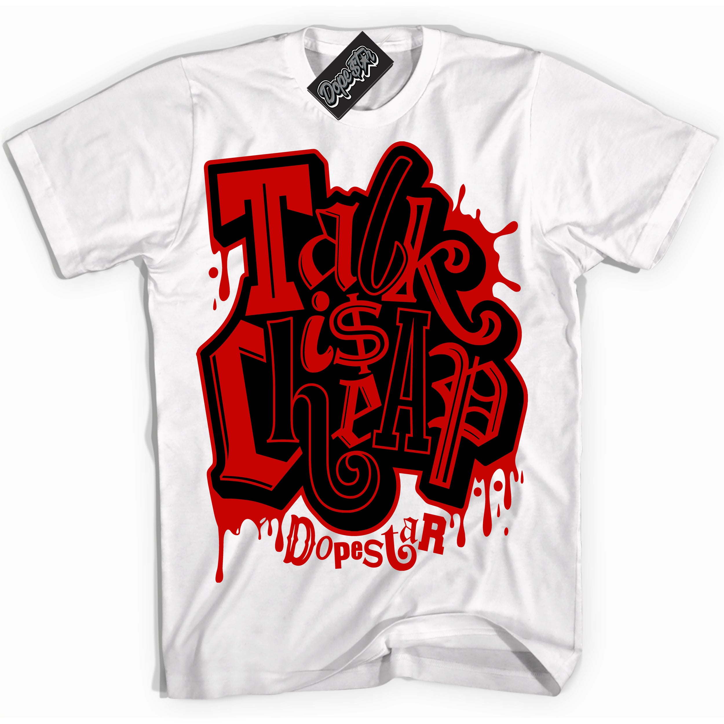 Cool White Shirt with “ Talk Is Cheap ” design that perfectly matches RTFKT X ND Genesis.