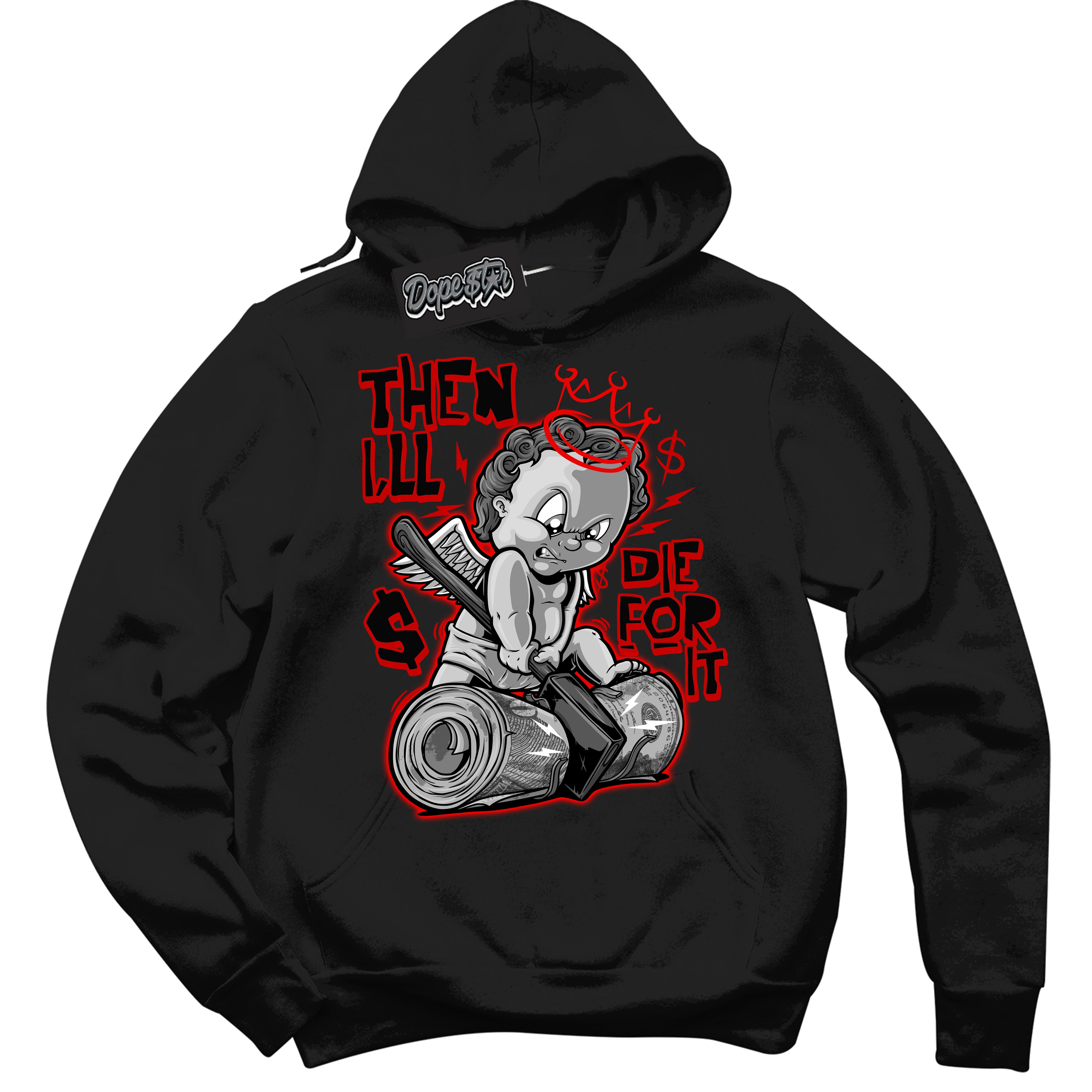 Cool Black Hoodie with “ Then I'll ”  design that Perfectly Matches RTFKT X ND Genesis.