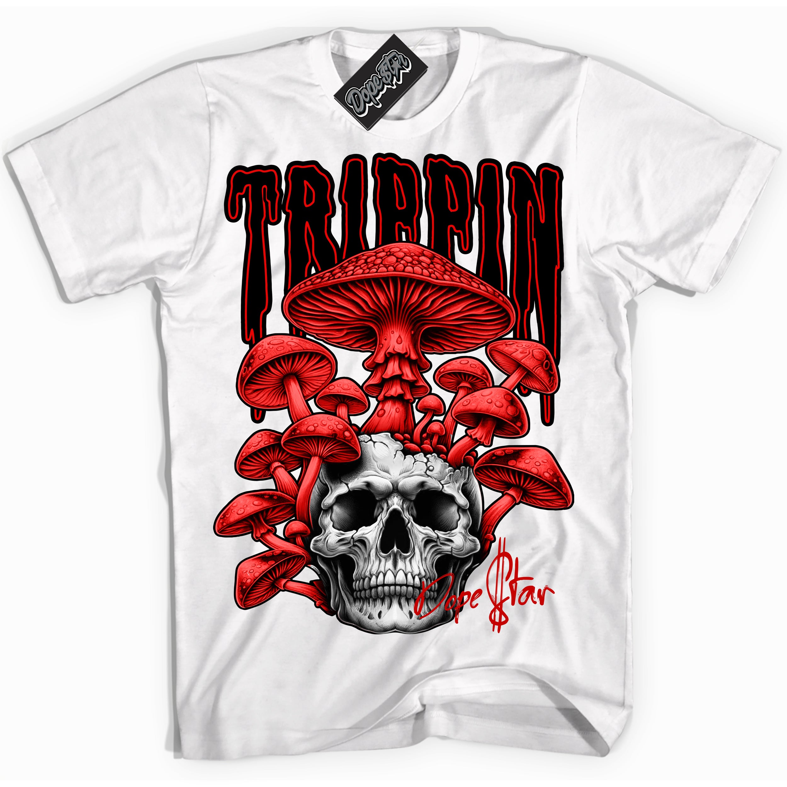 Cool White Shirt with “ Trippin ” design that perfectly matches RTFKT X ND Genesis.