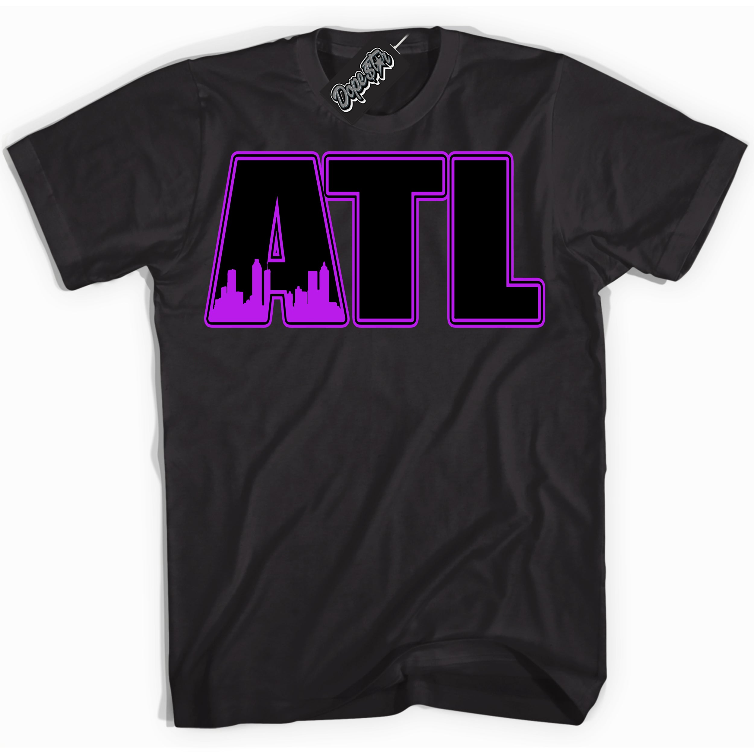 Cool Black Shirt with “ Atlanta” design that perfectly matches RTKT Genesis Dunk Sneakers.