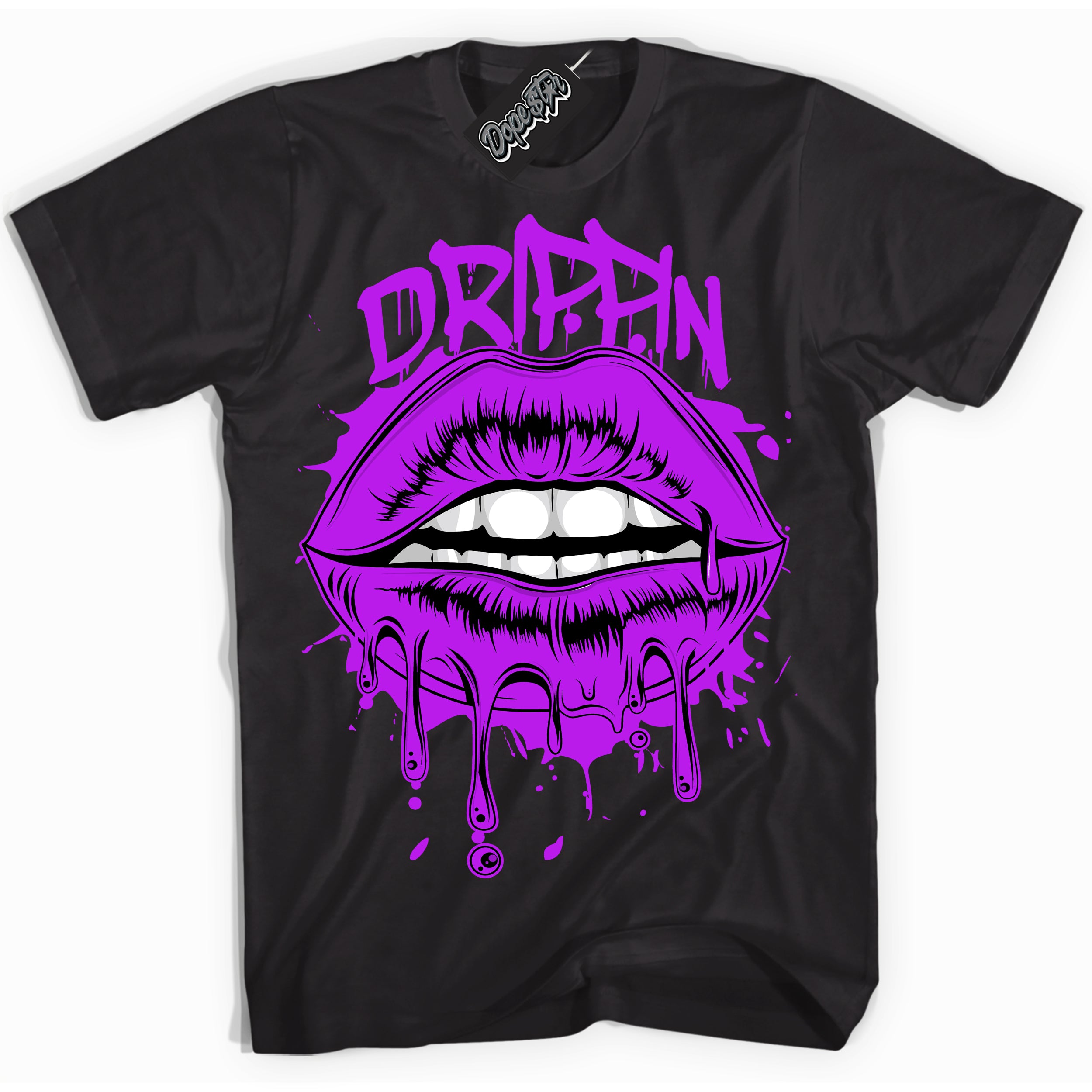 Cool Black Shirt with “ Drippin” design that perfectly matches RTKT Genesis Dunk Sneakers.