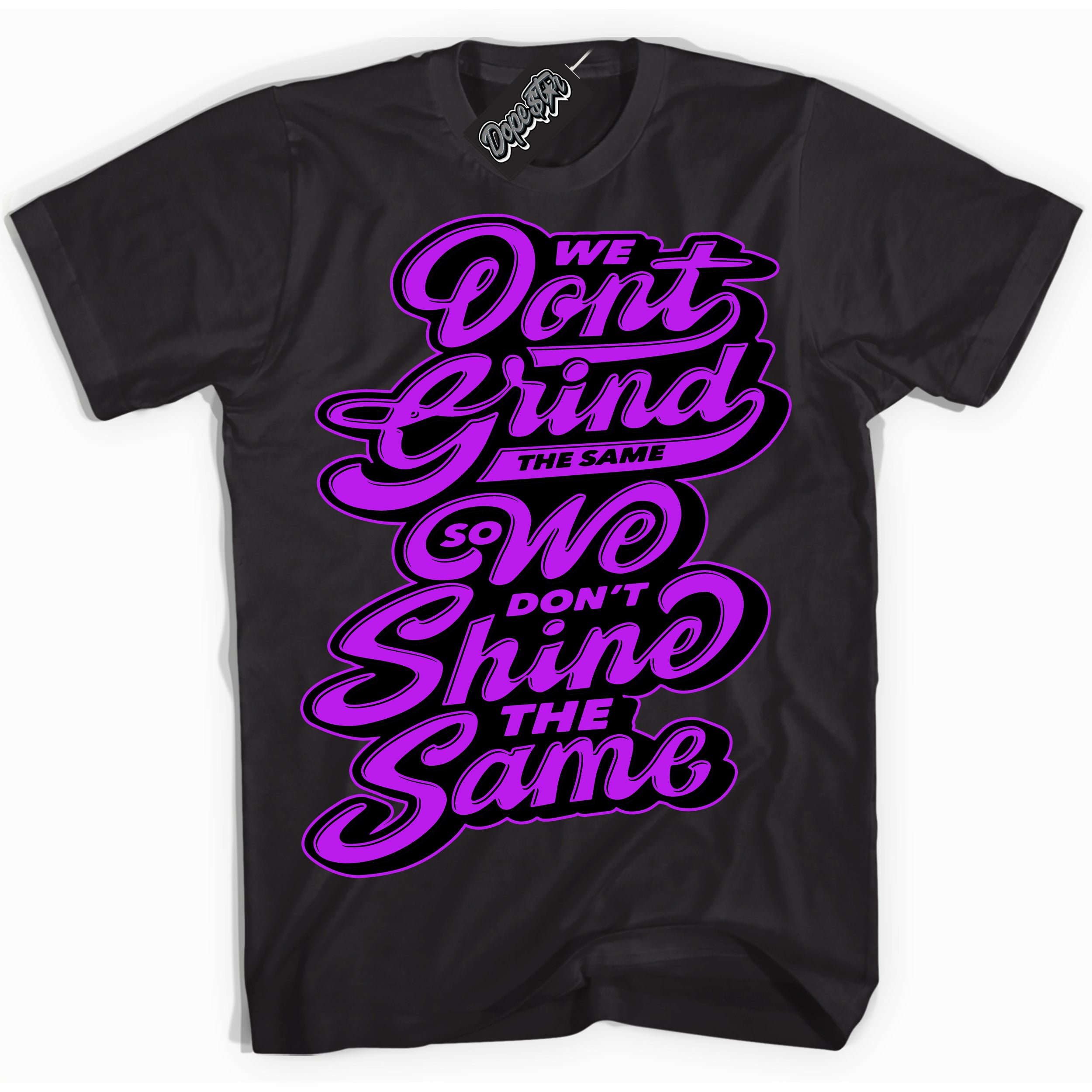 Cool Black Shirt with “ Grind Shine” design that perfectly matches RTKT Genesis Dunk Sneakers.