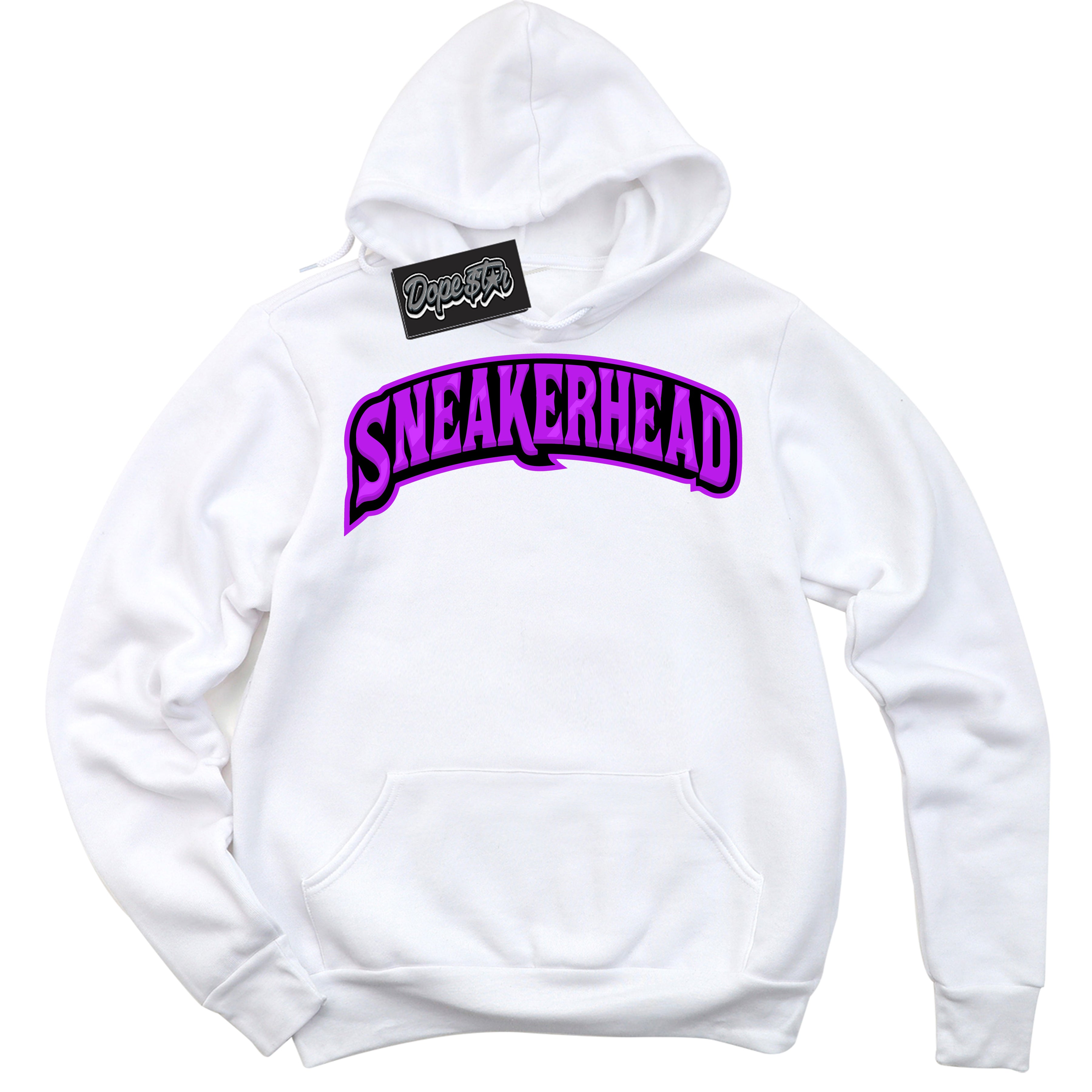 Cool White Hoodie with “ Sneakerhead ”  design that Perfectly Matches RTKT Genesis Dunk Sneakers.