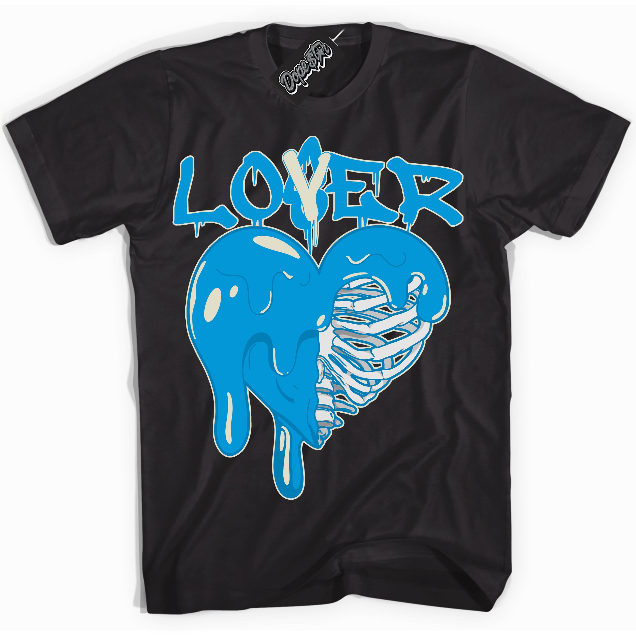 Dunk High Next Nature Light Khaki Star Blue 'Lover Loser' Shirt – Black Streetwear T-Shirt | Sneaker Matching Tee for Dunk High Next Nature Light Khaki Star Blue | Urban Fashion for Lover Loser | Men's & Women's Streetwear Outfit by Sneaker Shirts Outlet.
